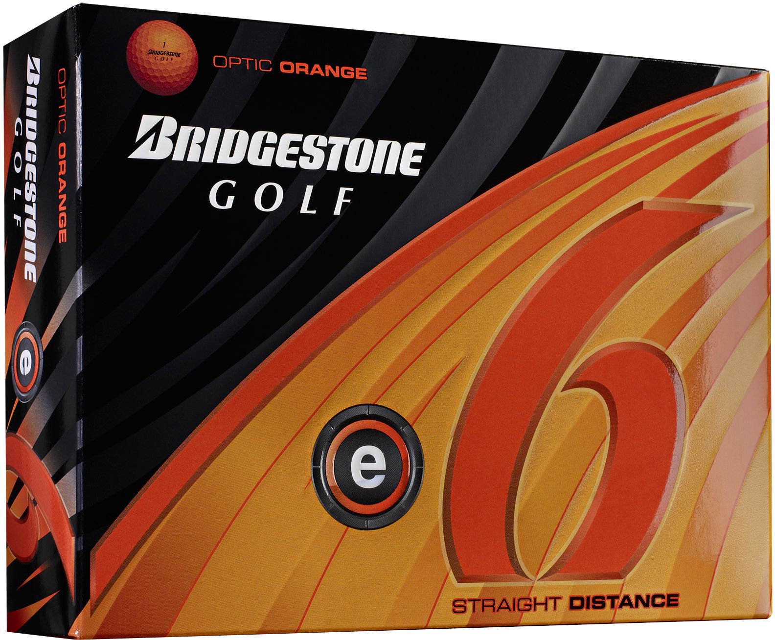 Bridgestone E6 Straight Flight Orange Golf Balls 2011 - 12 pack