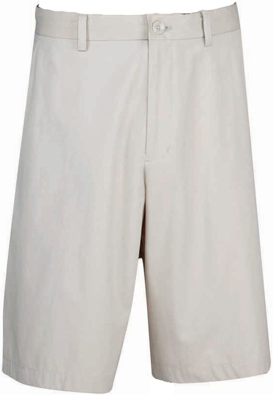 Ashworth Men's Flat Front Blend Solid Short