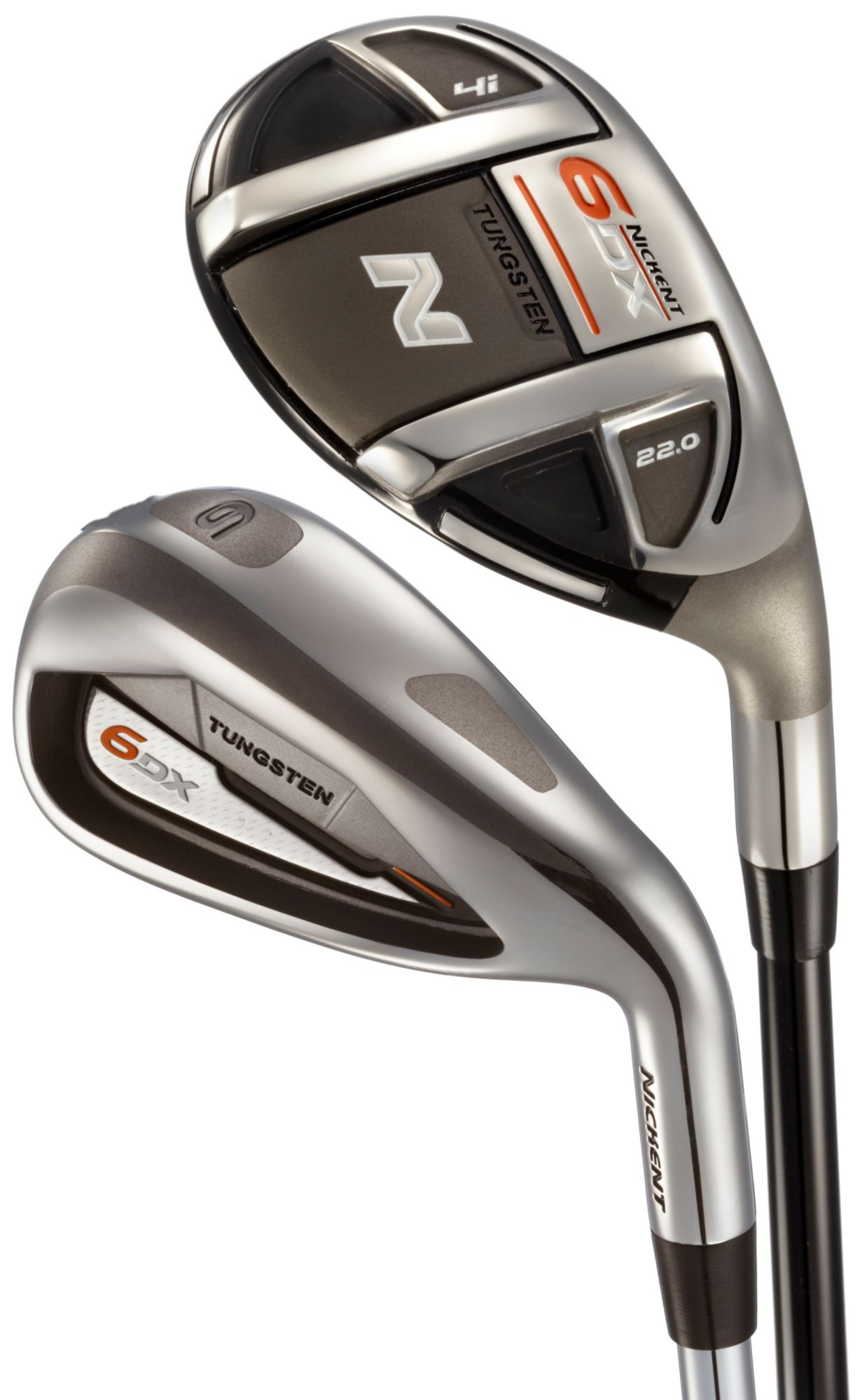 Nickent Men's 6DX Hybrid/Iron Set - (Steel) 3H-5H, 6-PW