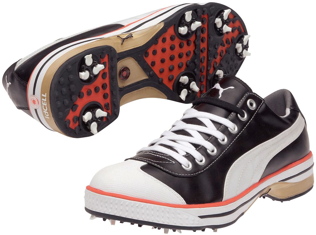 PUMA Men's Club 917 Golf Shoes - Black/White/Red