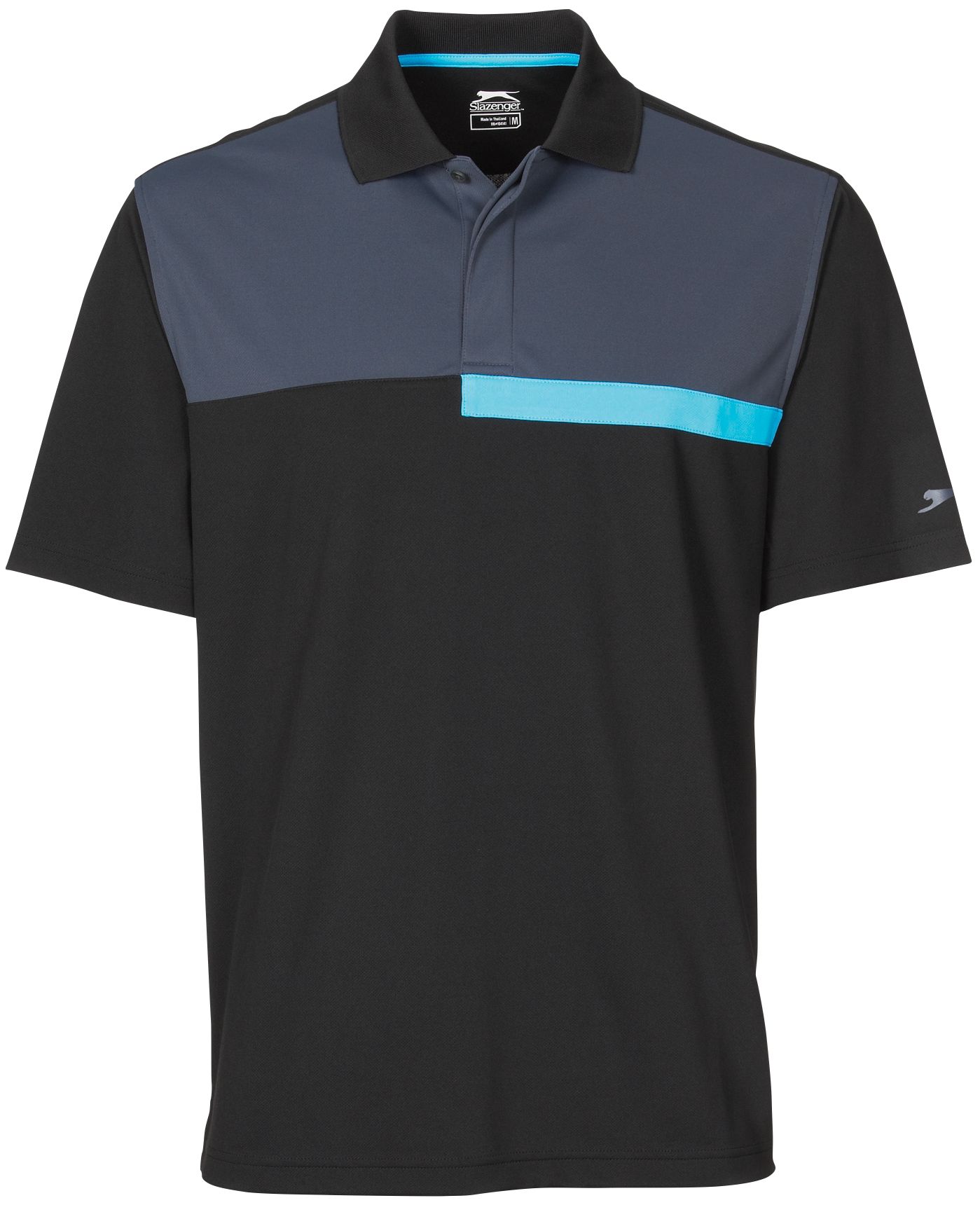Slazenger Men's Armagh Color Block Short Sleeve Polo