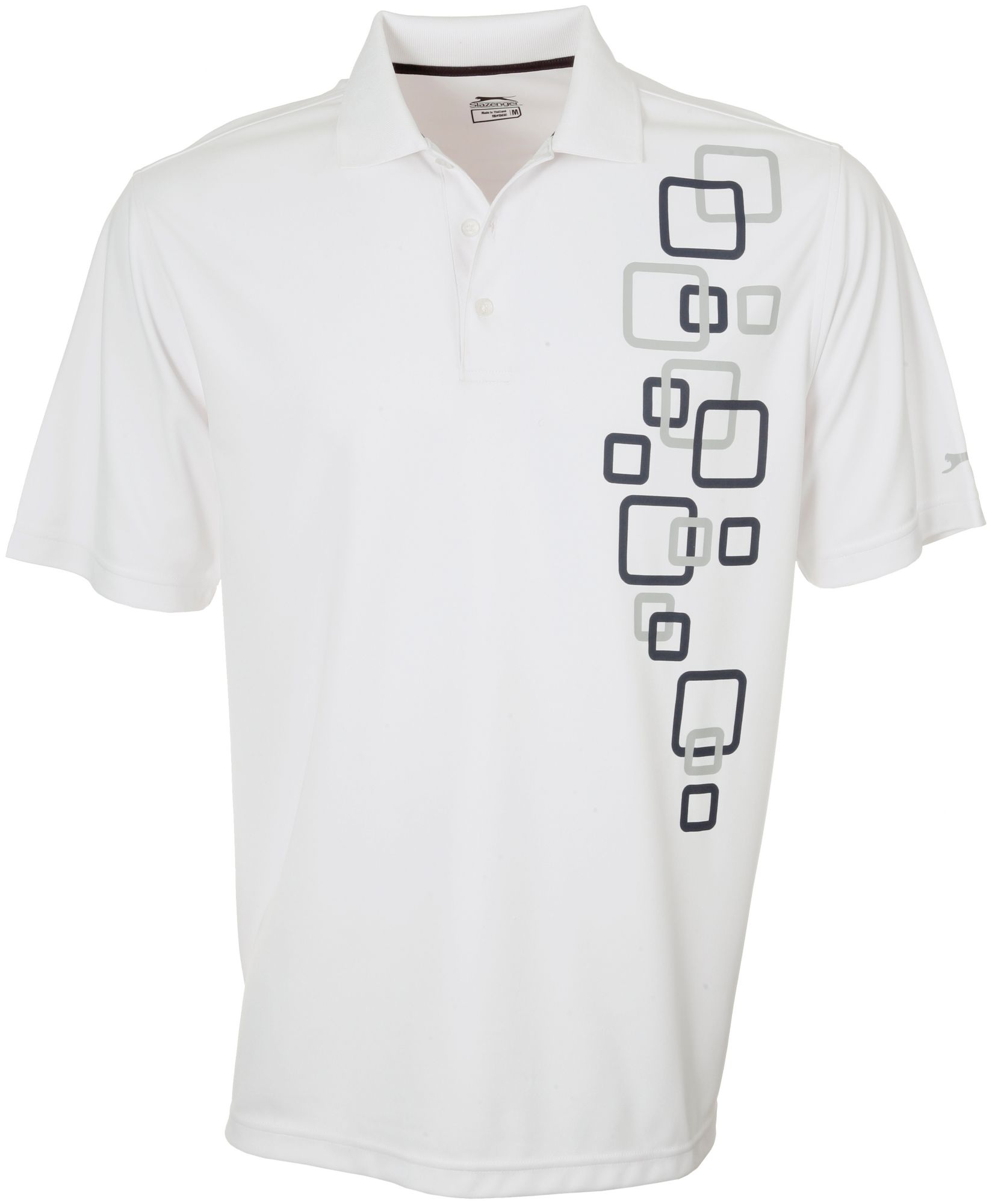 Slazenger Men's Crawley Placed Print Short Sleeve Polo