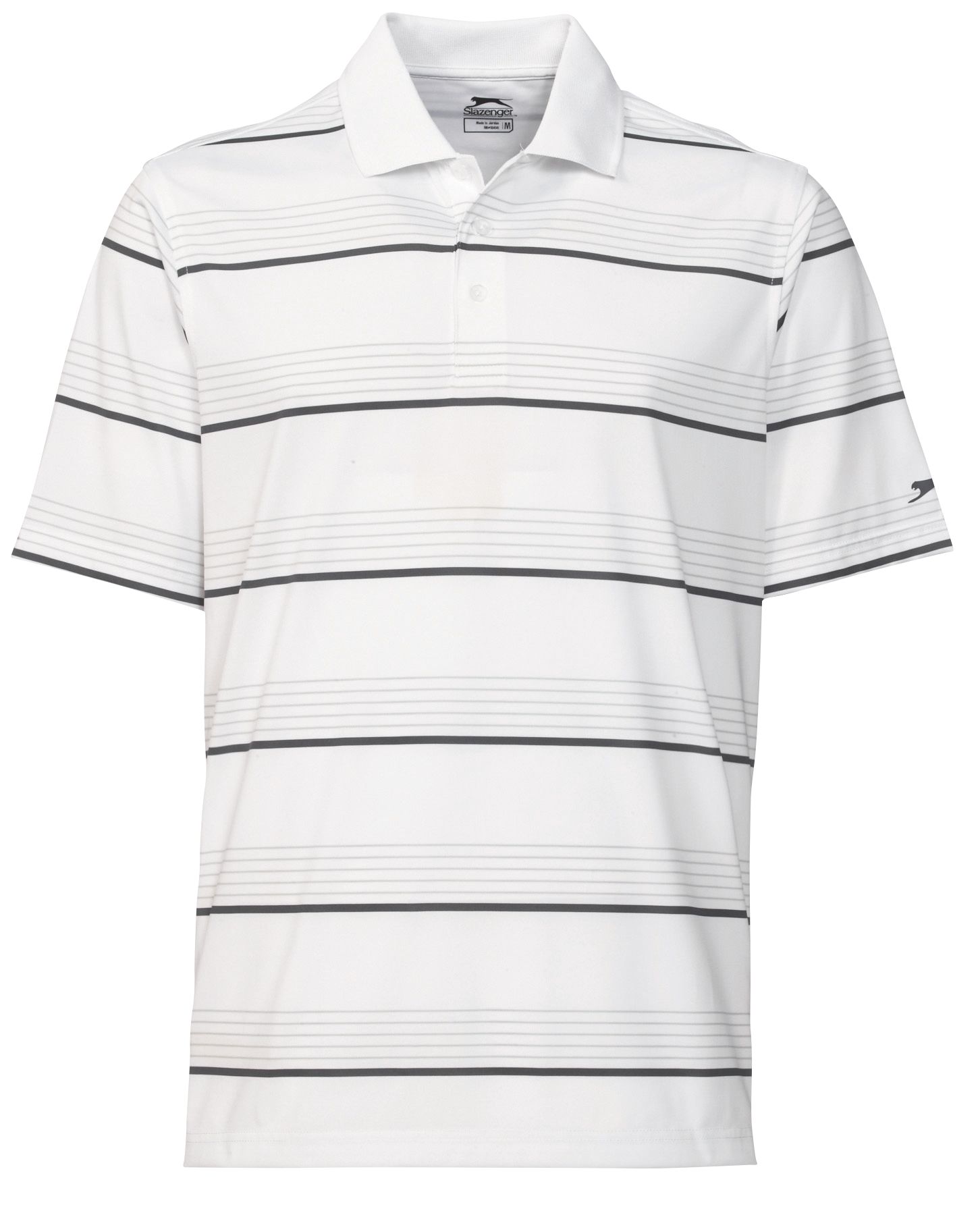 Slazenger Men's Doyle Stripe Short Sleeve Polo