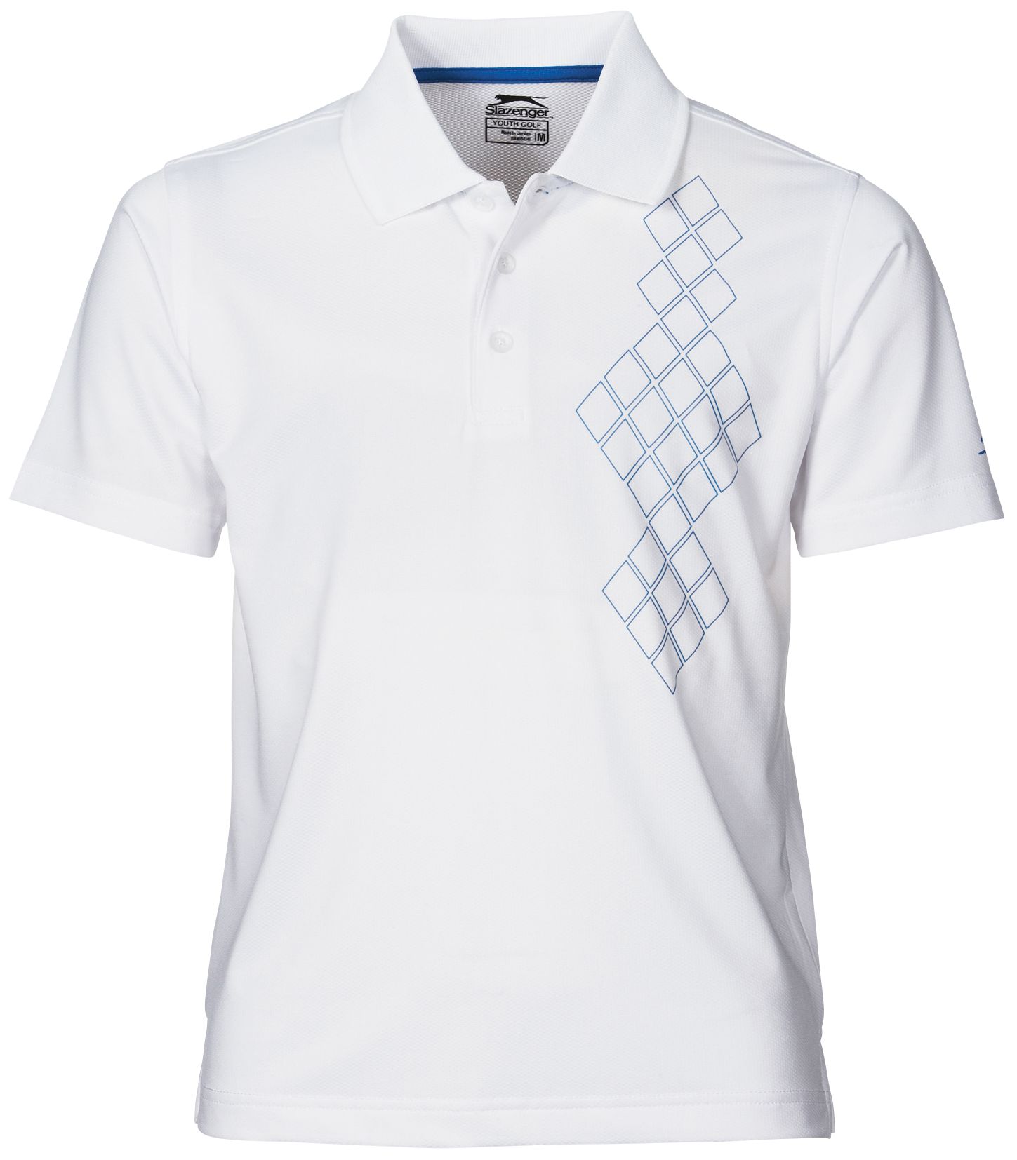 Slazenger Boy's Dawlish Placed Print Short Sleeve Polo