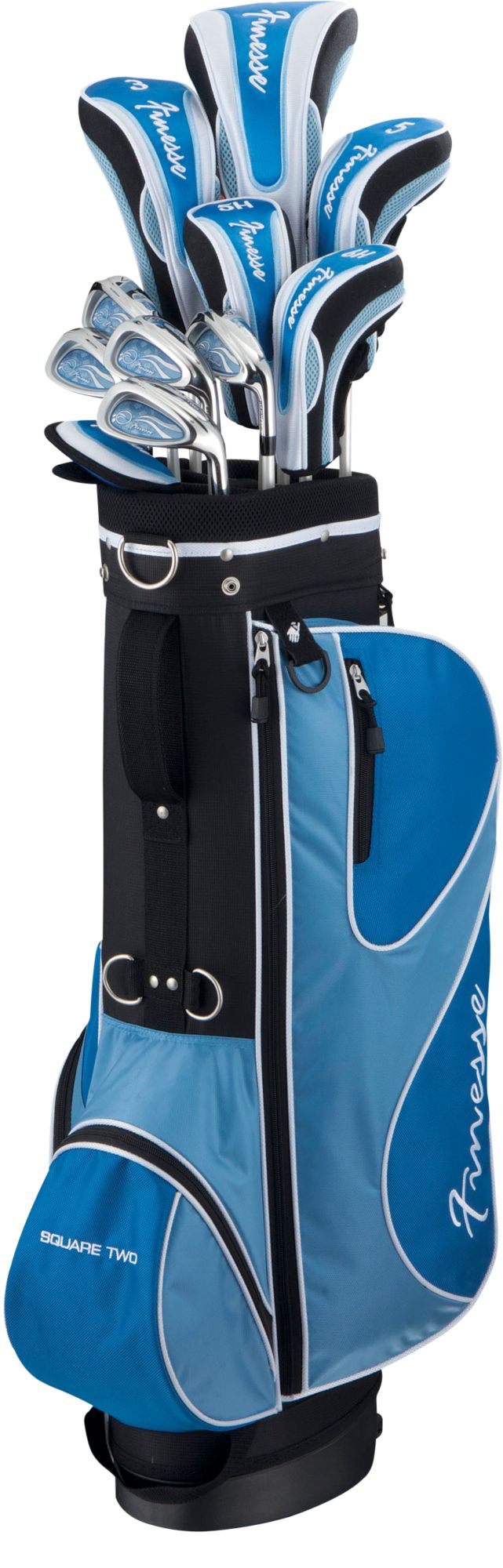 Adams Women's SQ2 Finesse Complete Set with Stand Bag - Blue