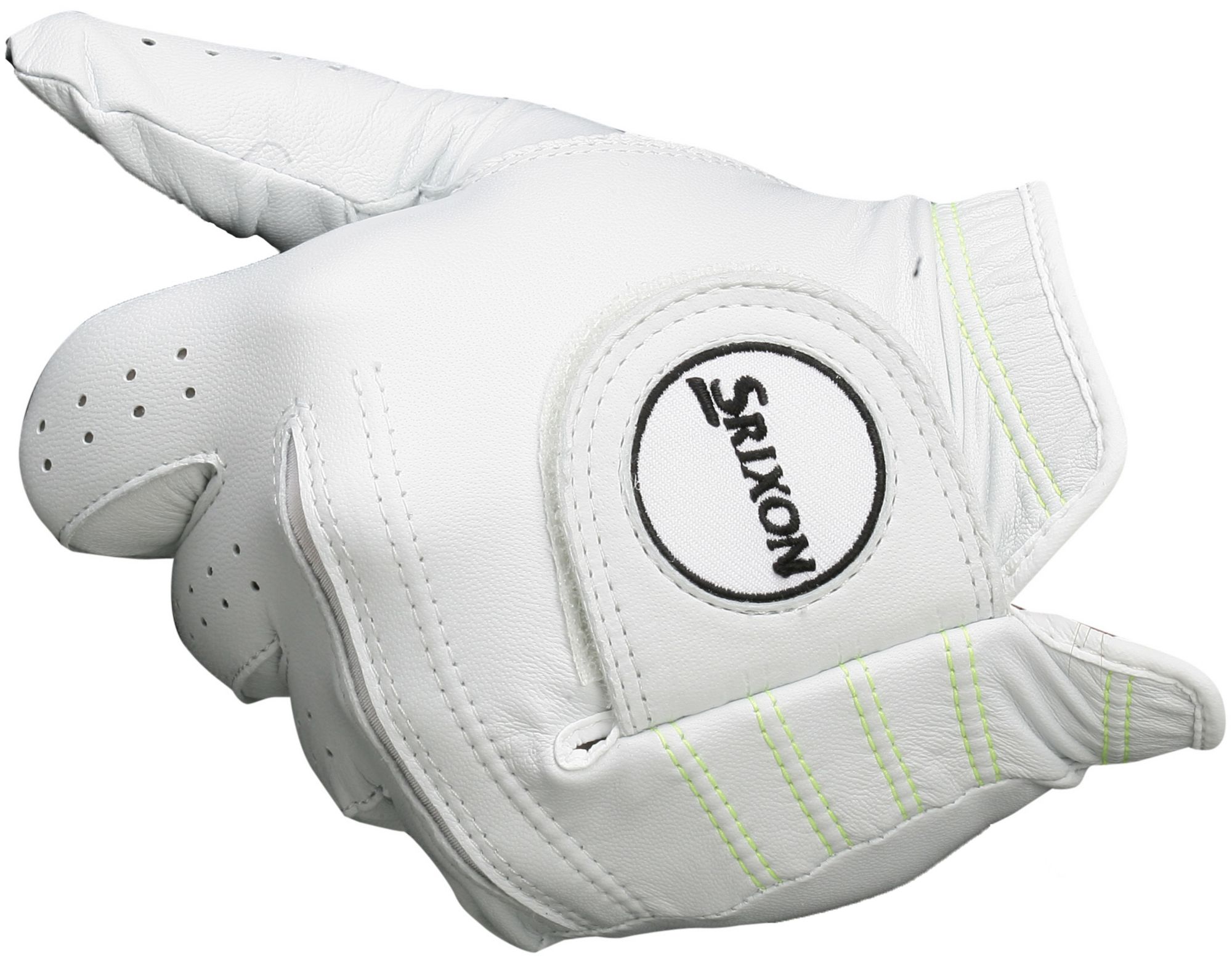 Srixon Z Star Premium Cabretta Golf Glove - White/ Yellow