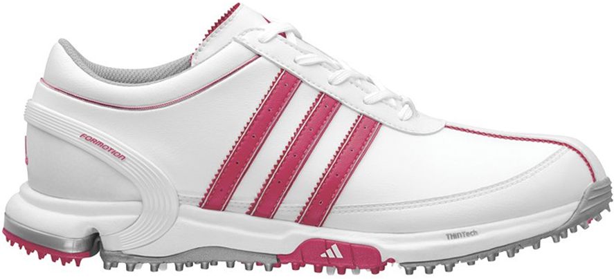 adidas Women's Traxion Lite FM Golf Shoes - Pink