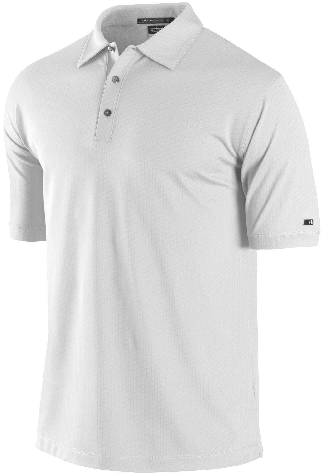 Nike Men's TW UV Mini Argyle Short Sleeve Polo