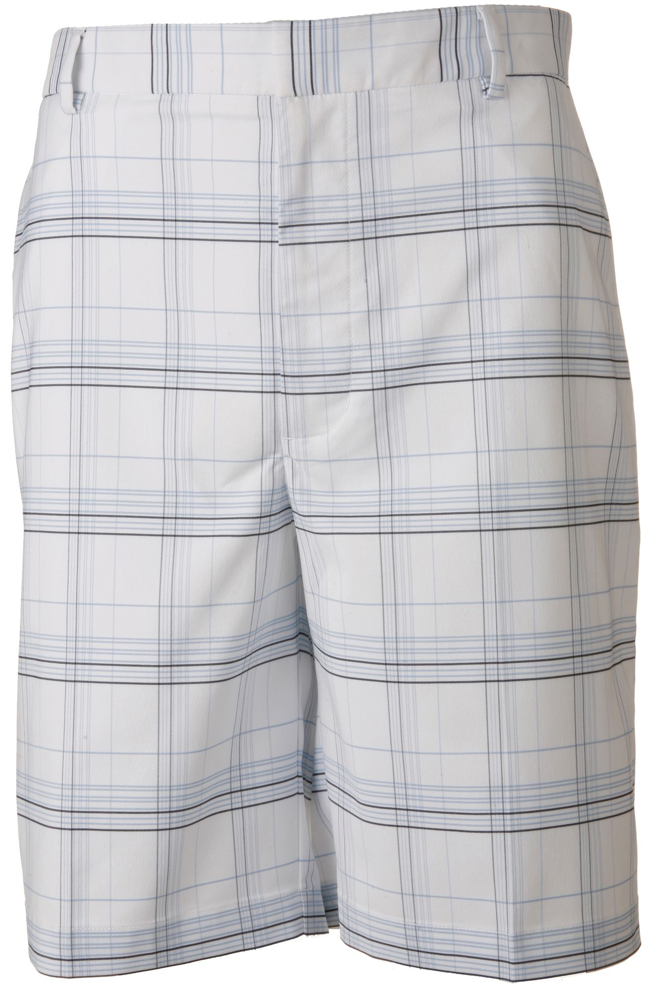 Walter Hagen Men's Houston Flat Front Plaid Short