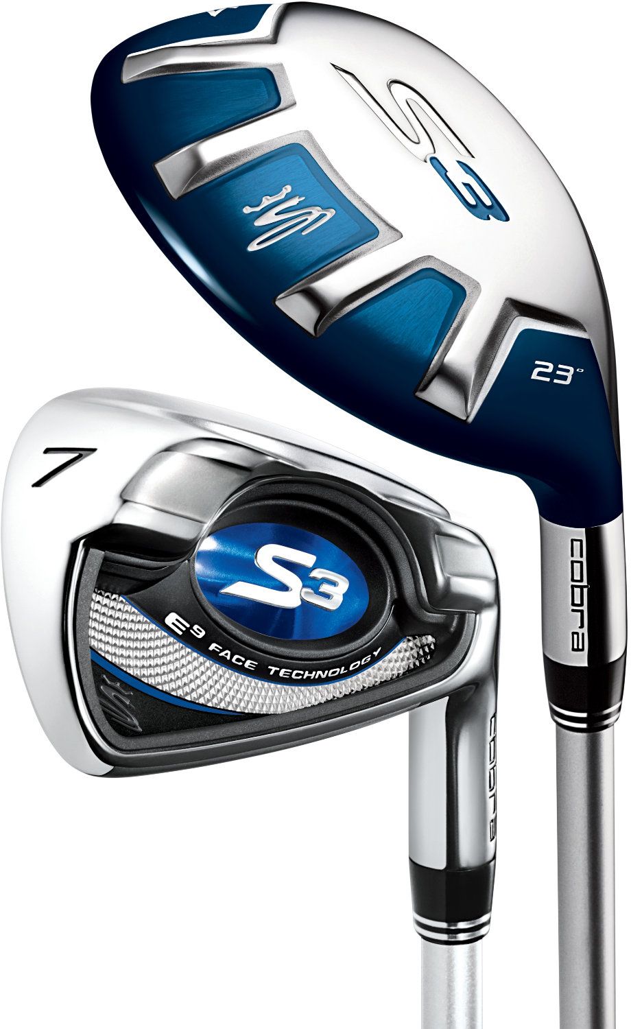 Cobra Women's S3 Combo Irons - (Graphite) 4,5H, 6-SW