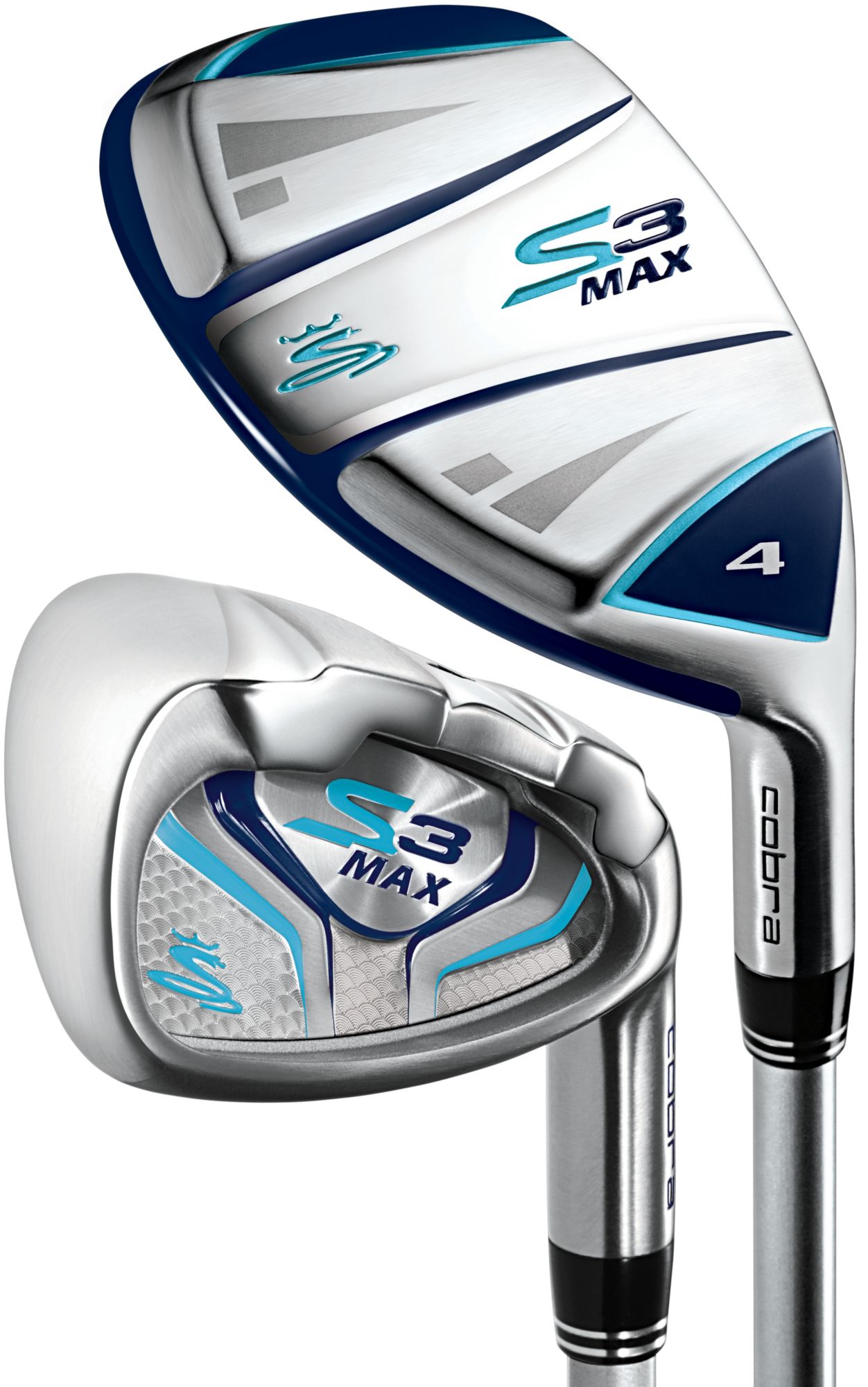 Cobra Women's S3 Max Combo Irons - (Graphite) 4-SW