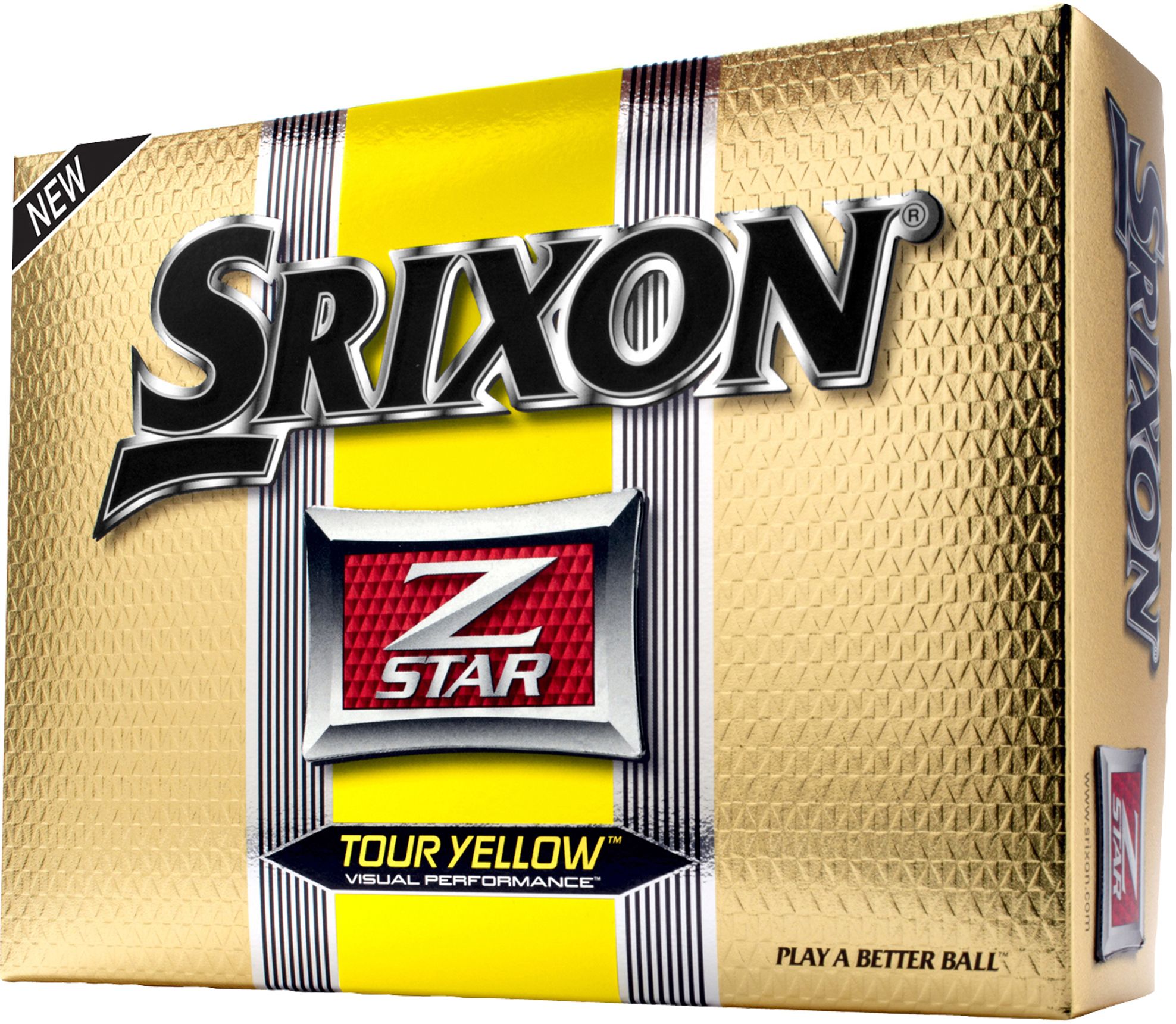 Srixon Men's Z-STAR Tour Yellow Golf Balls - 12 pack