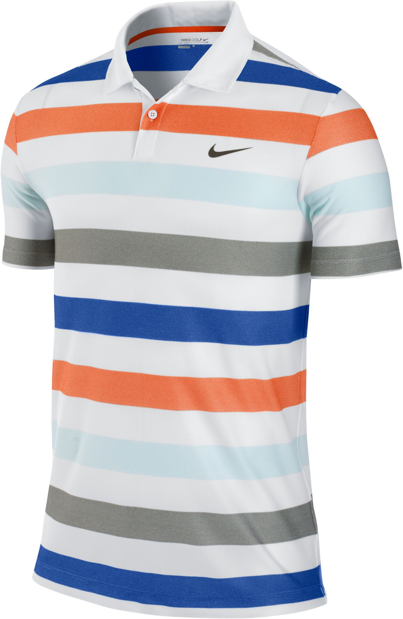 Nike Sport Men's Dri-FIT Stripe Short Sleeve Polo