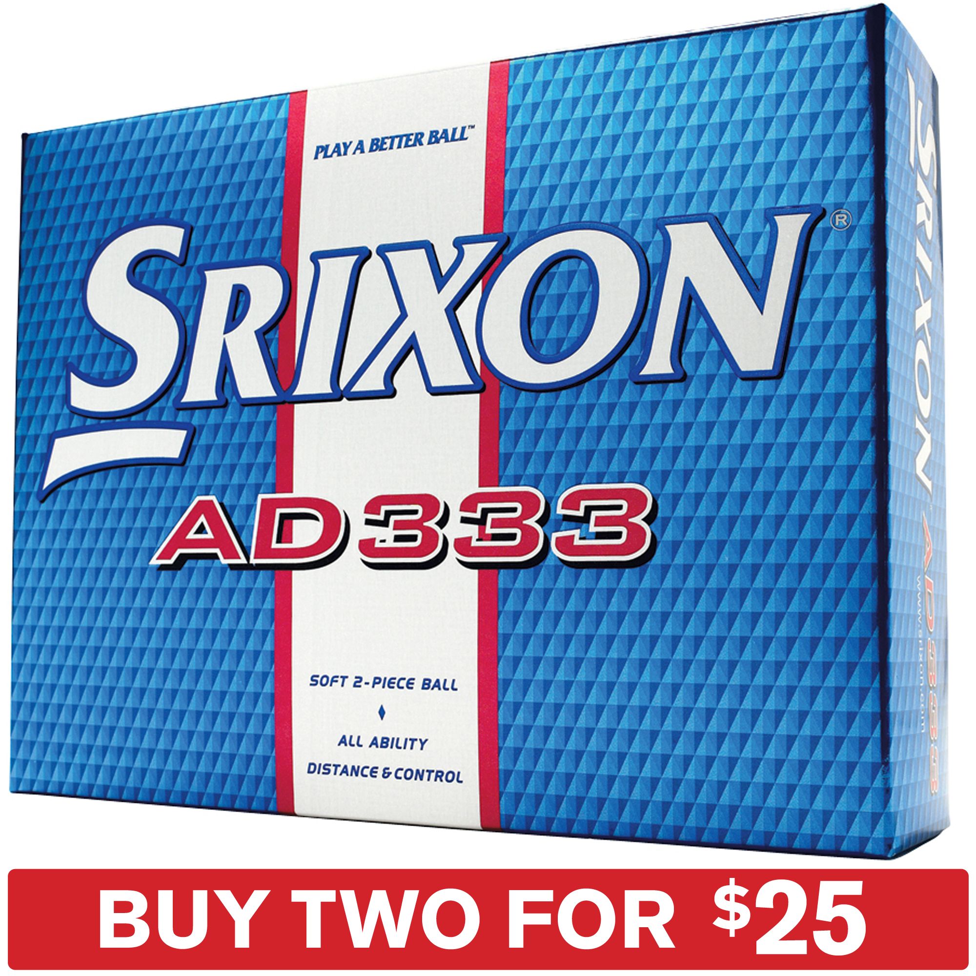 Srixon AD333 Golf Balls 2011 - 12 pack (Personalized)