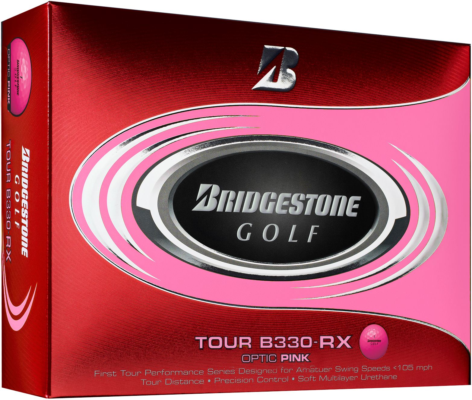 Bridgestone Women's Tour B330-RX Pink Golf Balls - 12 pack<br />
