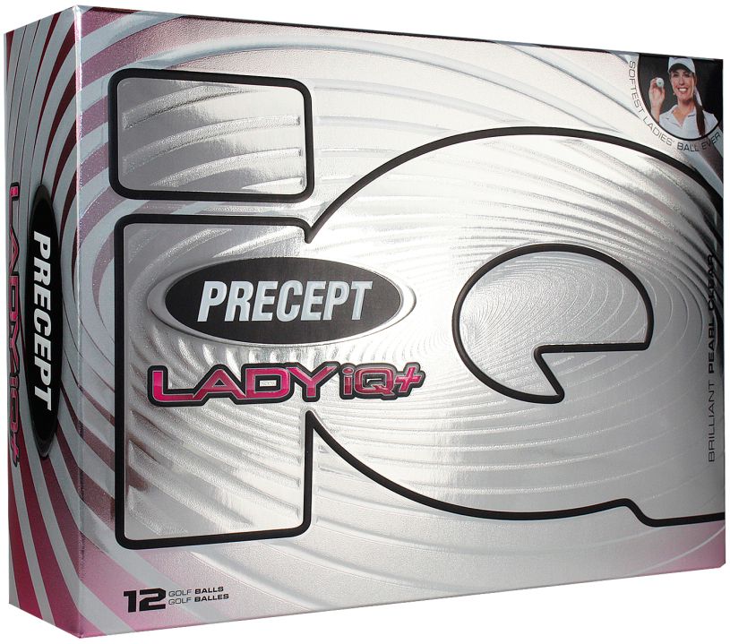 Precept Lady iQ Plus Clear Golf Balls - 12 pack