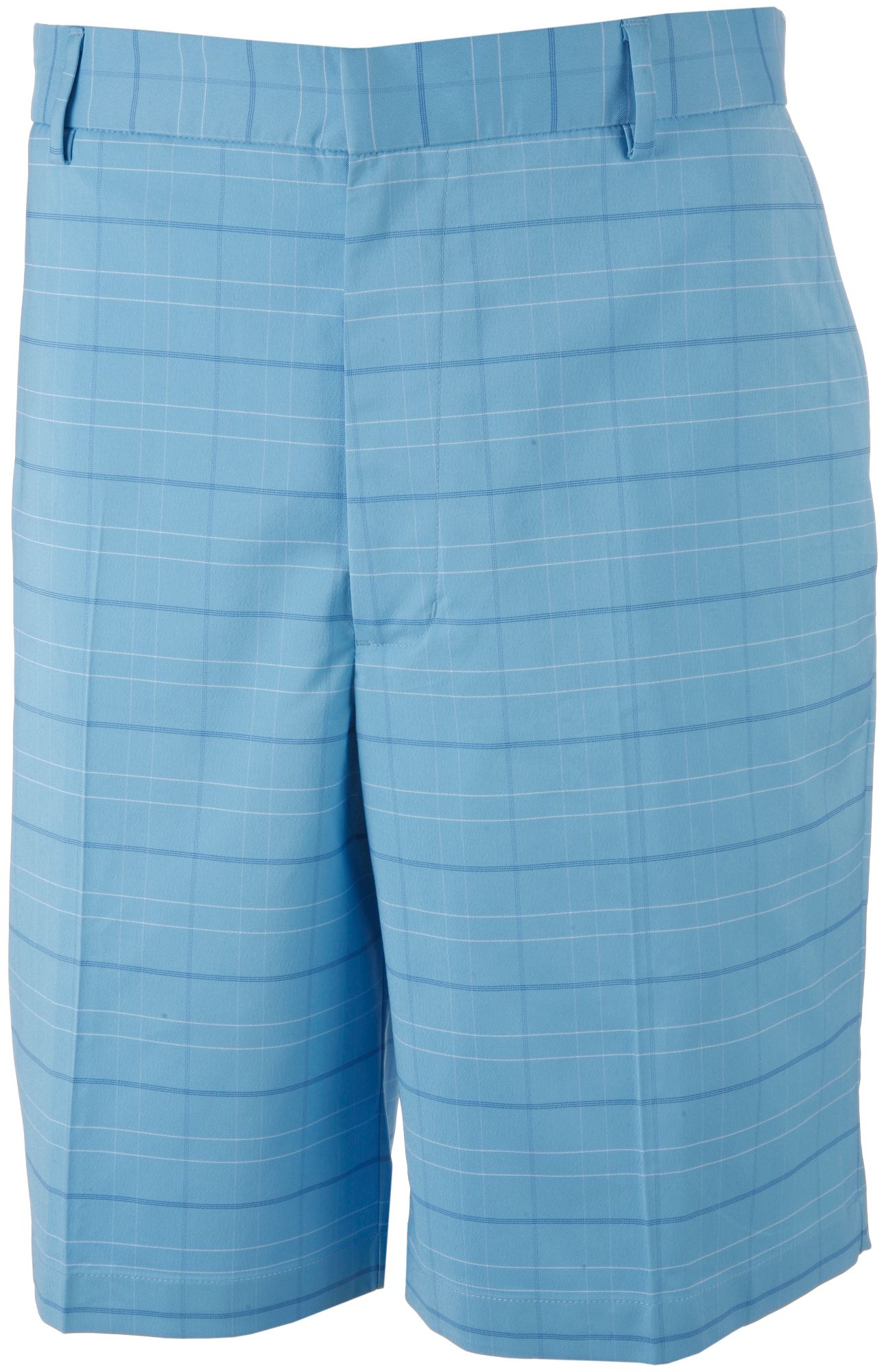 Walter Hagen Men's Flat Front Carne Plaid Shorts