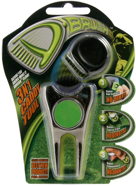 ProActive Sports dBrush 3-N-1 Caddy Tool