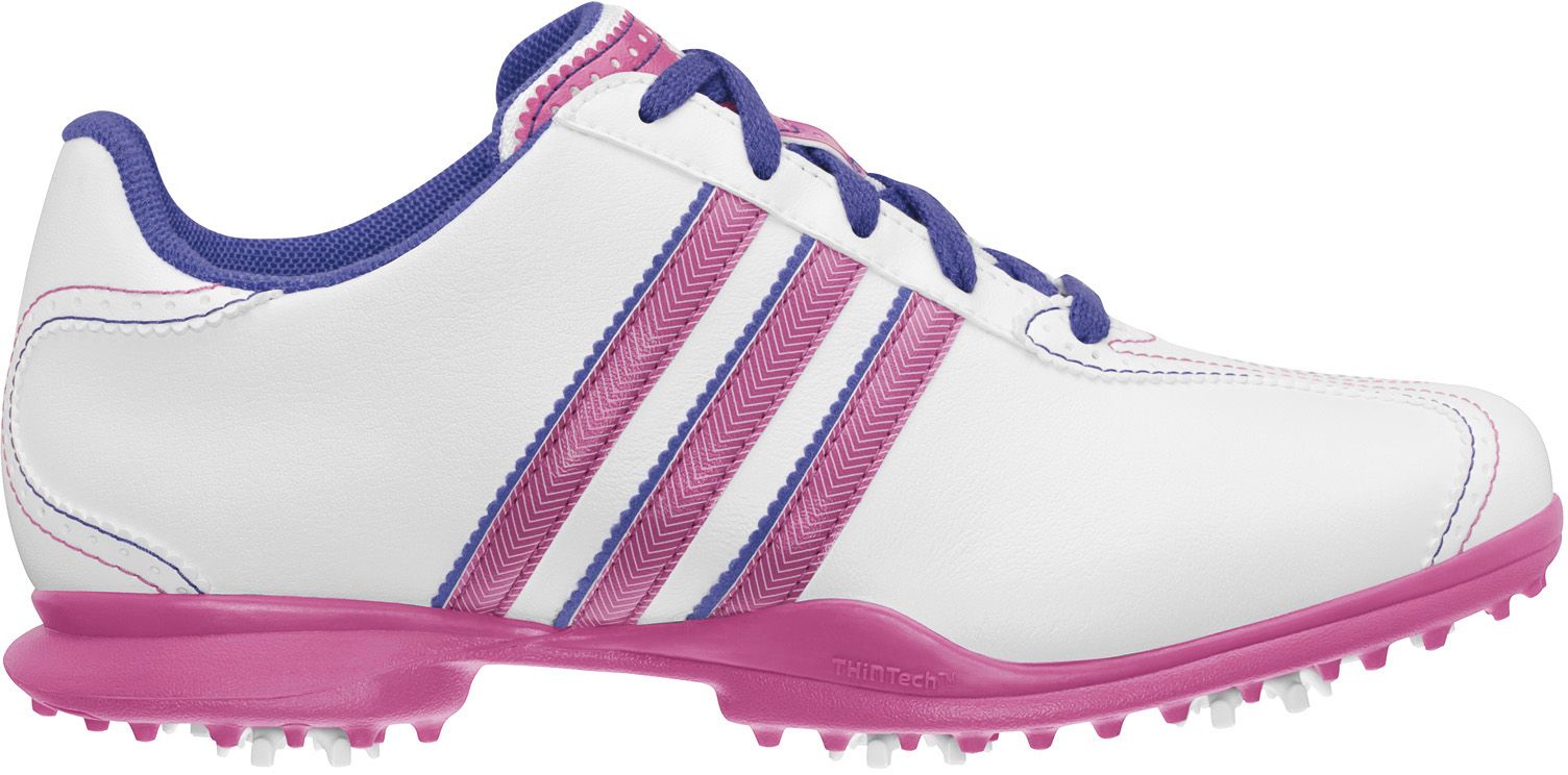 Footjoy Lopro Womengolf Shoes on Adidas Women S Driver May S Golf Shoe   White Hibiscus Violet