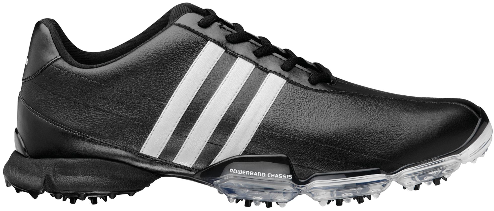 adidas Men's Powerband Grind Golf Shoe - Black/White