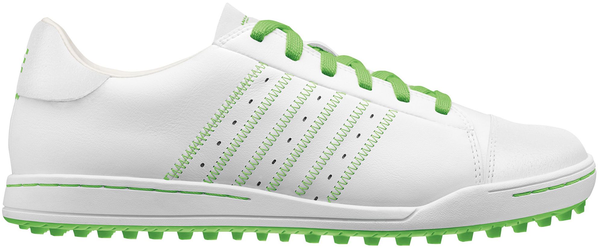 adidas Men's adicross Golf Shoe - White/FP Lime