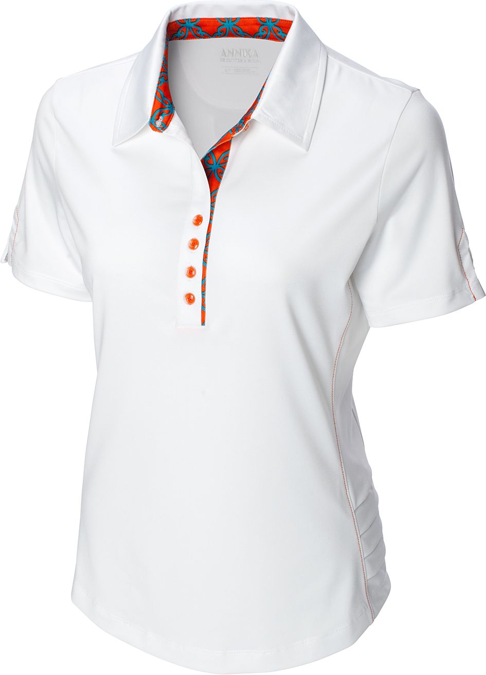 Cutter & Buck Women’s Drytec Angela Short Sleeve Polo Golf