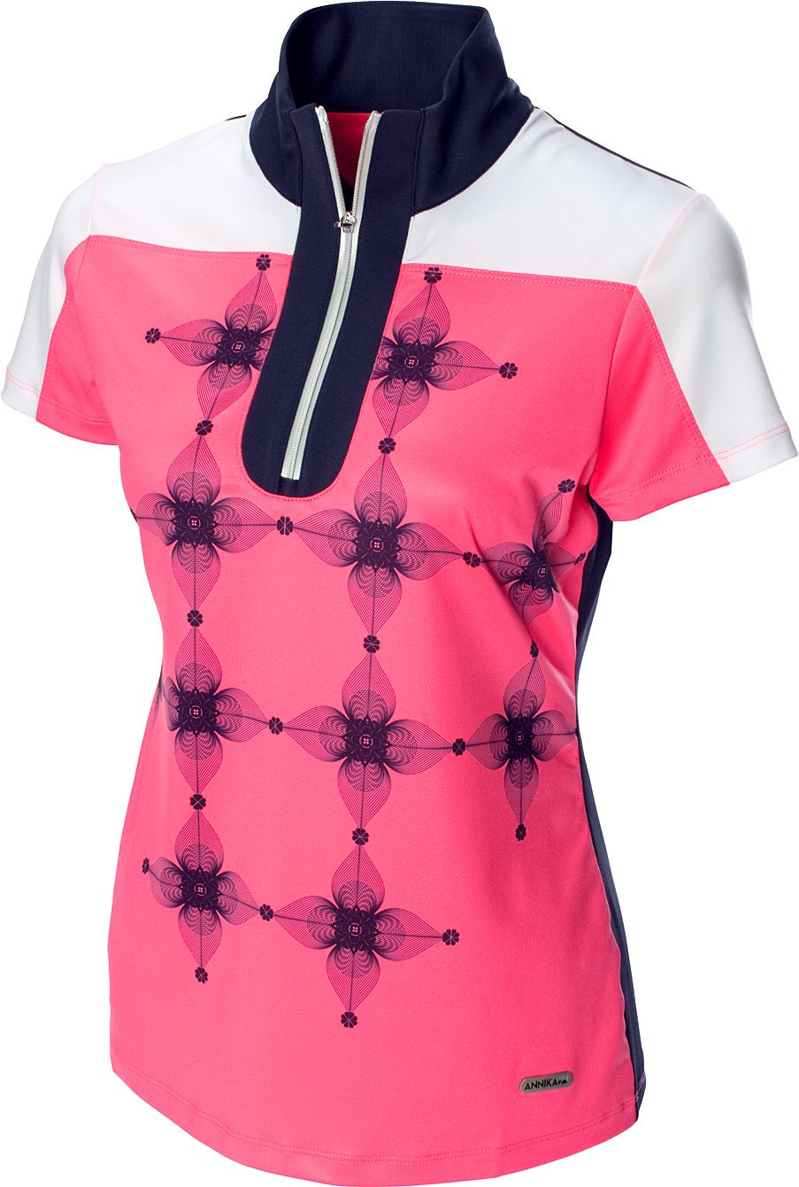 Cutter Buck Women s Drytec Geo Flower Short Sleeve Polo Golf