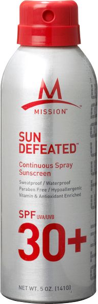 Mission Sun Defeated Continuous Spray Sunscreen - SPF 30