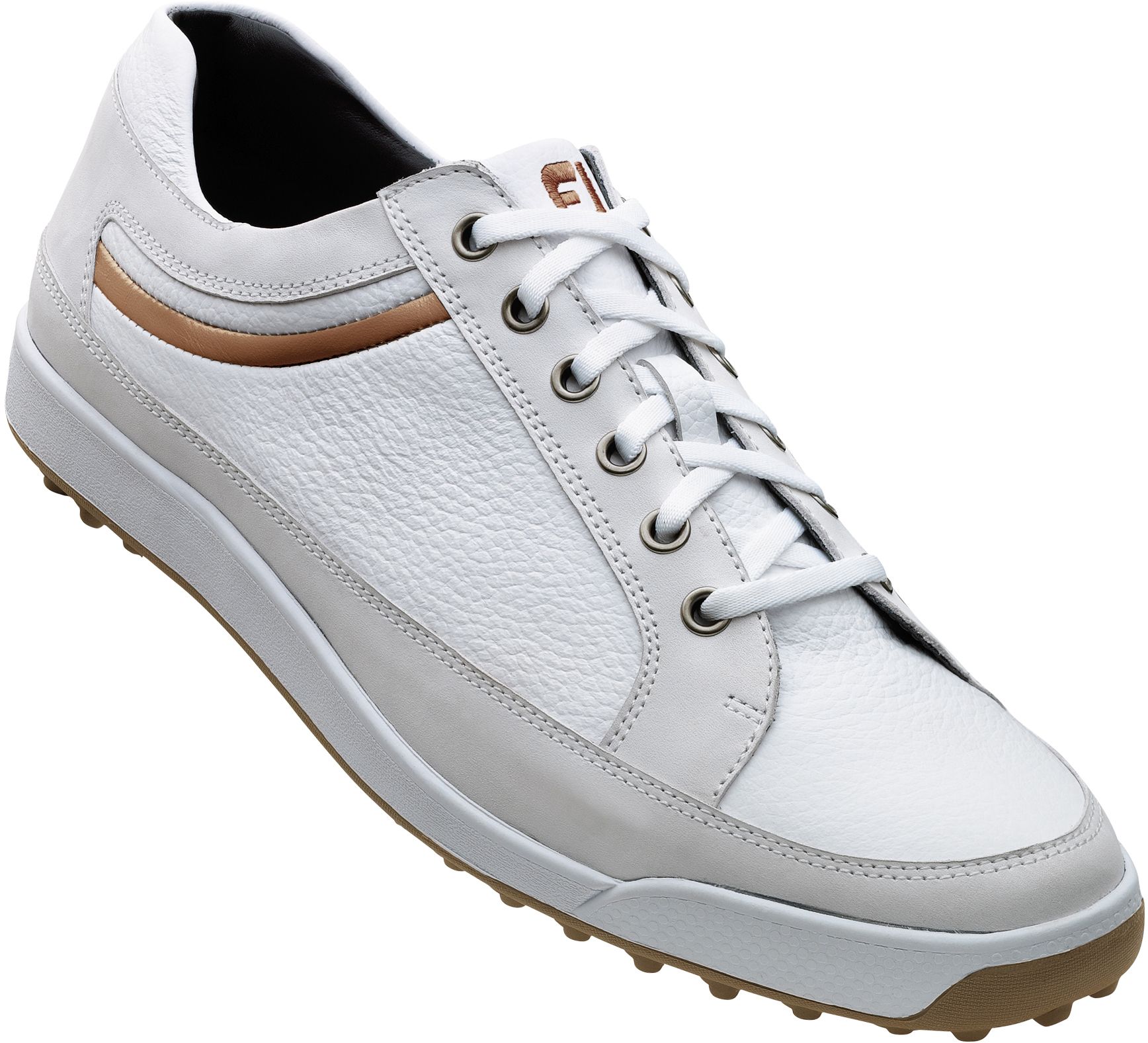 Footjoy Men’s Contour Casual Golf Shoe White/taupe Golf