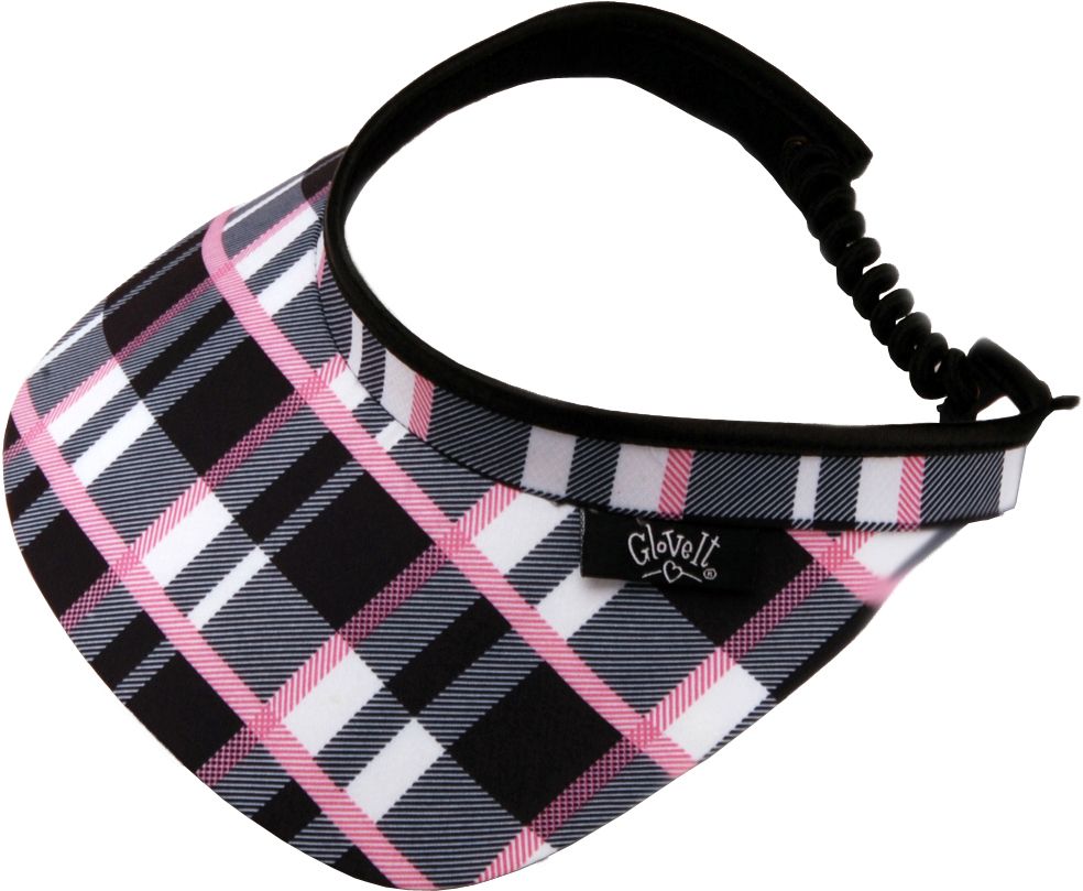 Glove It Women's Pinkadilly Plaid Visor