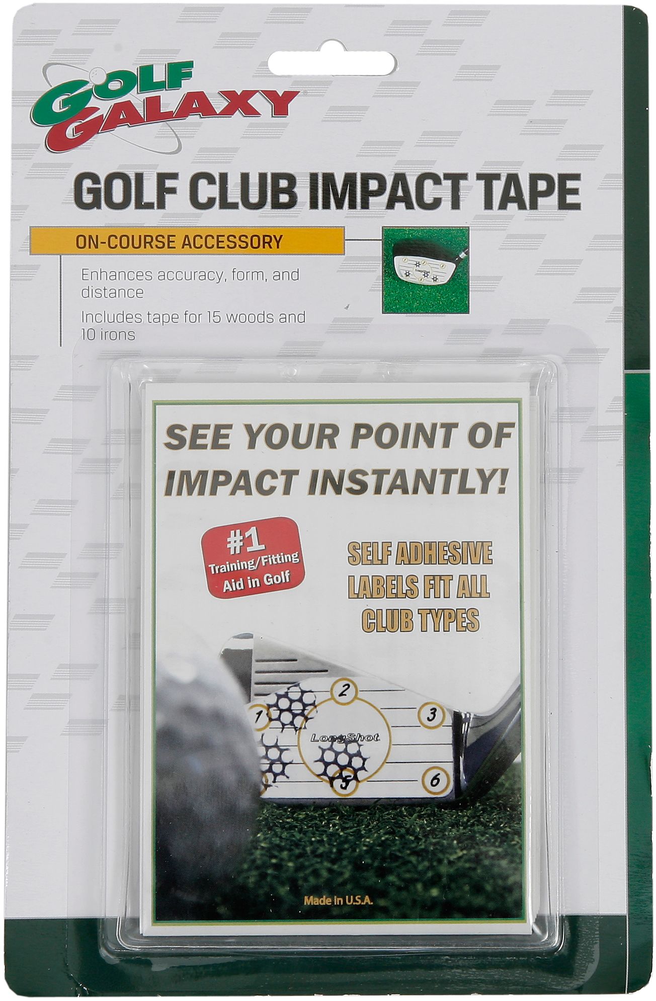 Golf Galaxy Impact Tape