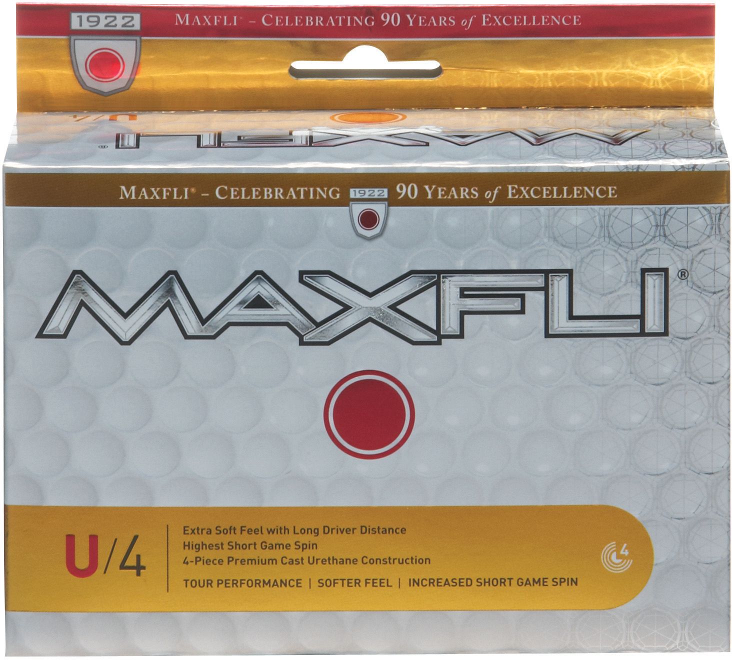 Maxfli U/4 Golf Balls - 6 pack