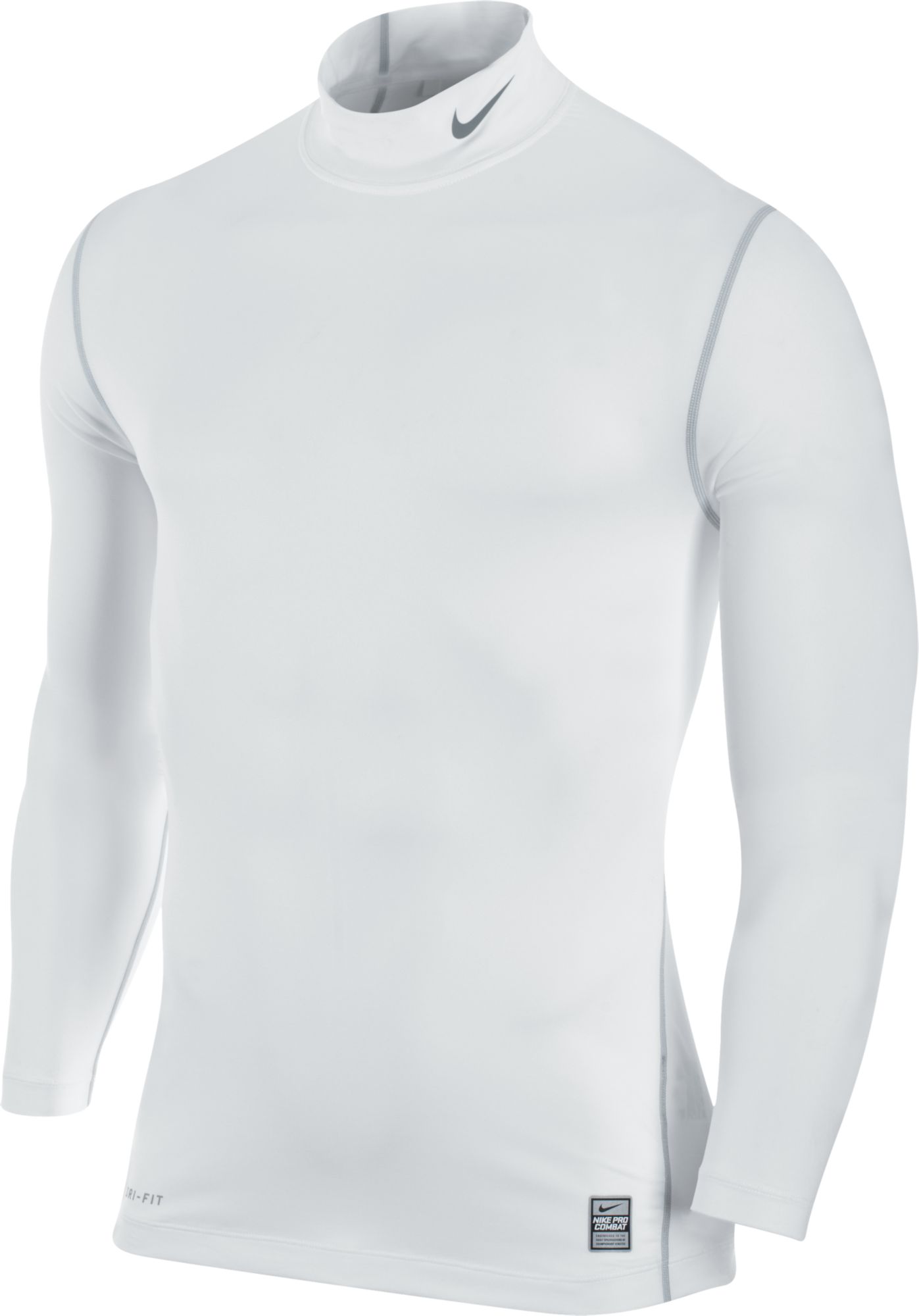 Nike Men’s Pro Combat Core Underlayer Mock Long Sleeve Golf Shirt Golf