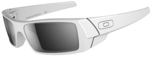 Oakley GASCAN Sunglasses - Polished White/Black Iridium