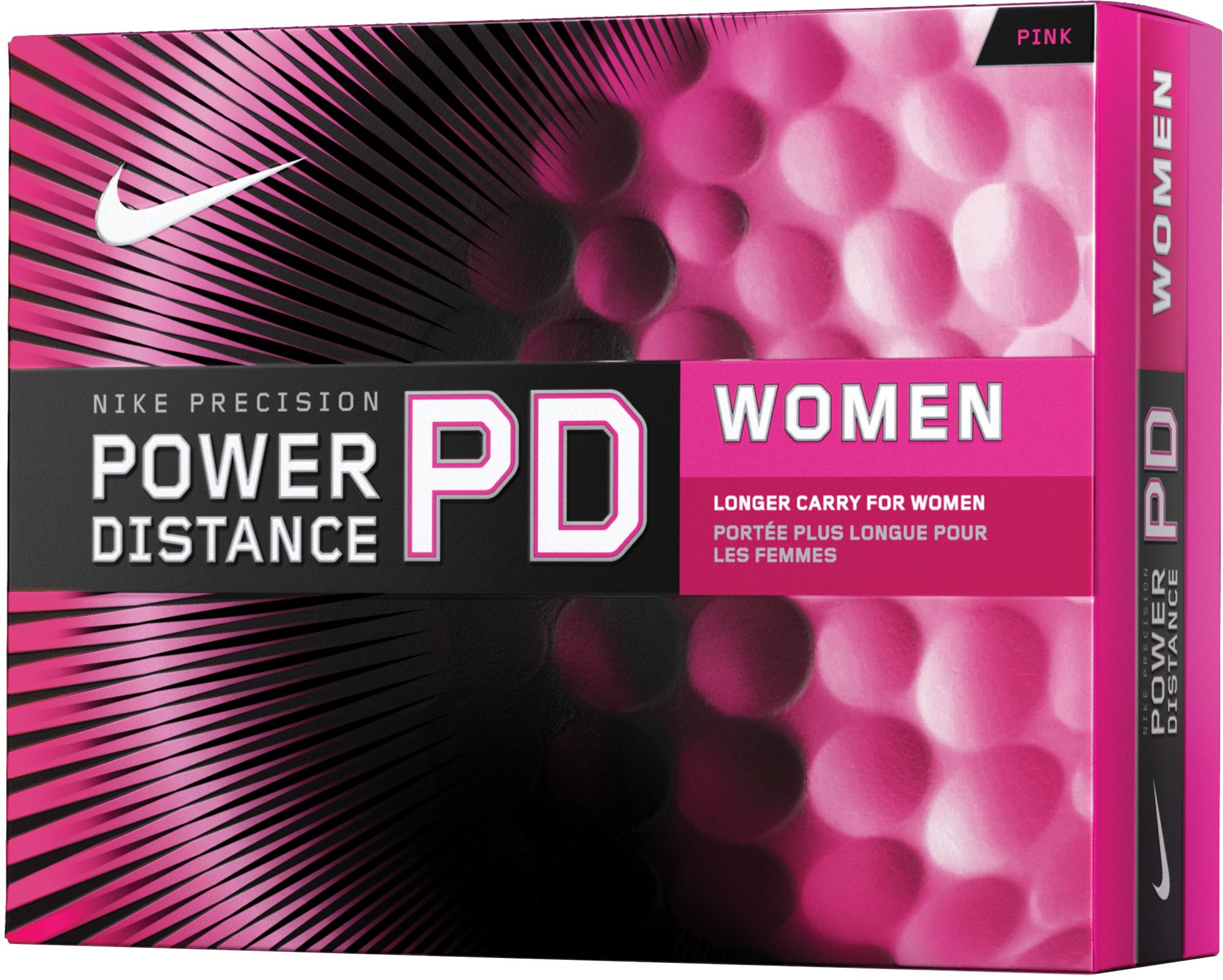 Nike Power Distance Pink Golf Balls - 12 pack (Personalized)