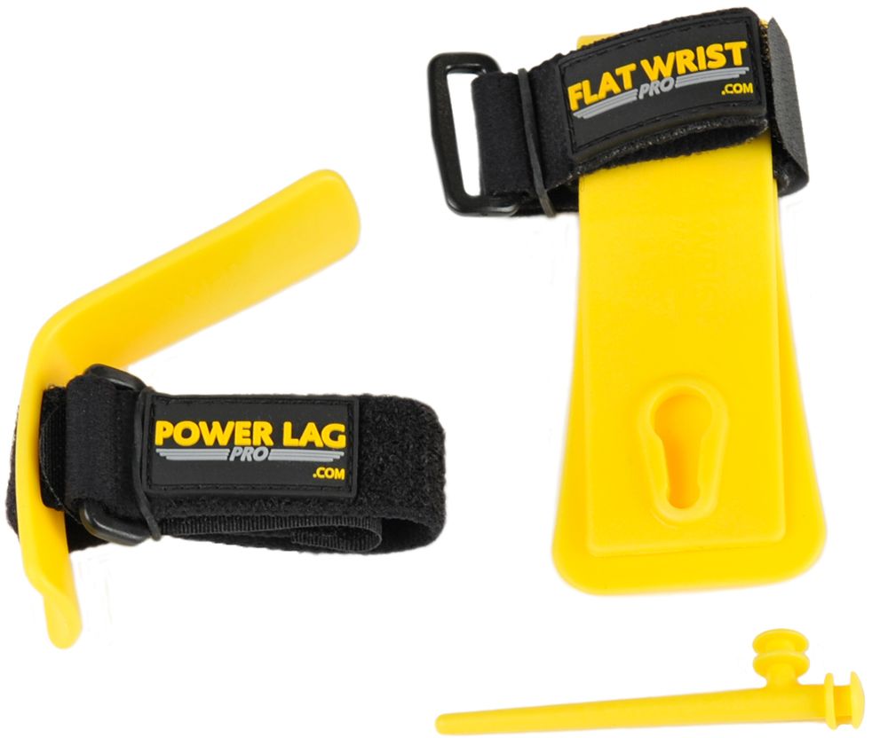 GolfJOC PivotPro Power Lag & Flat Wrist Pro Deluxe Combo + Instructional DVD Training Aid