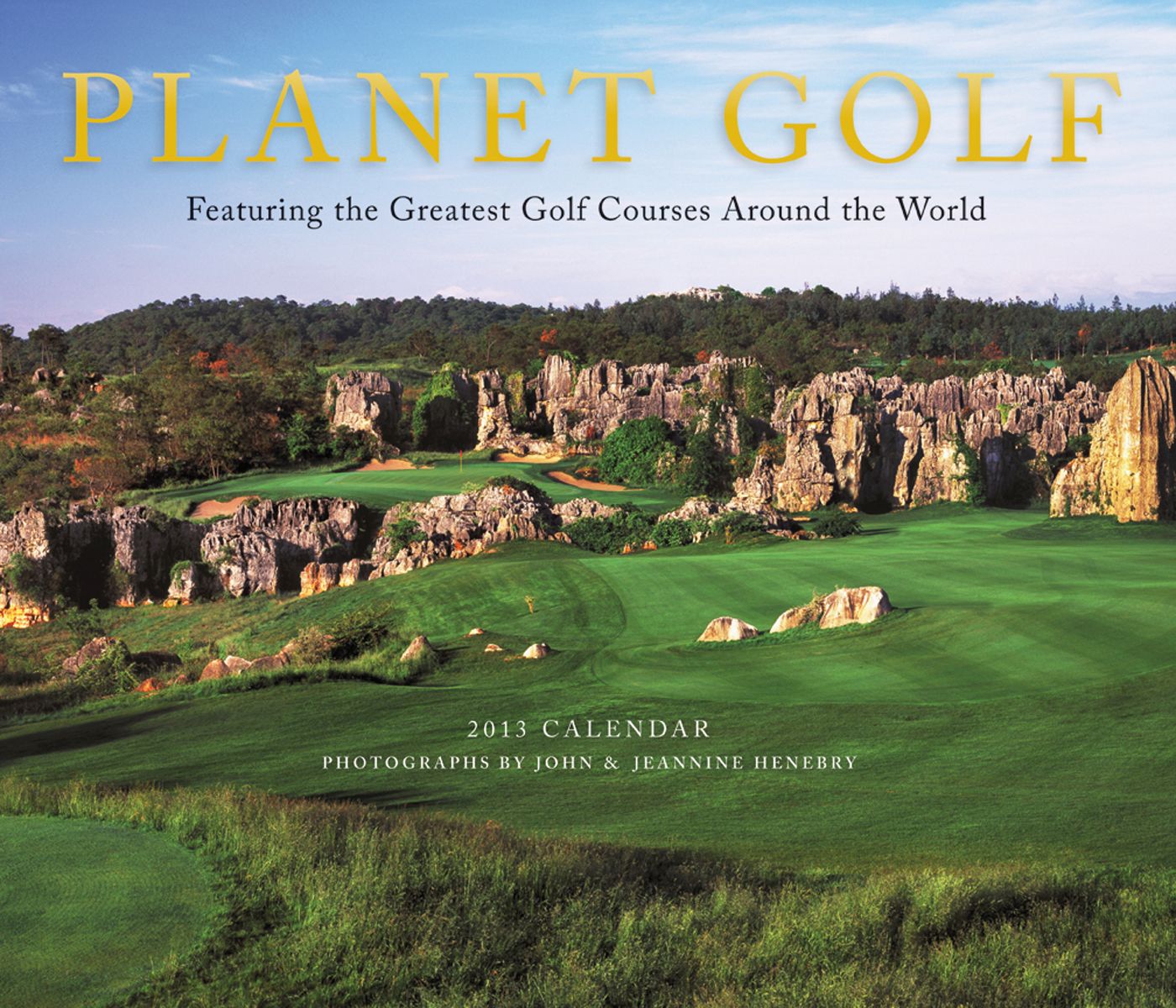 Booklegger Planet Golf 2013 Wall Calendar