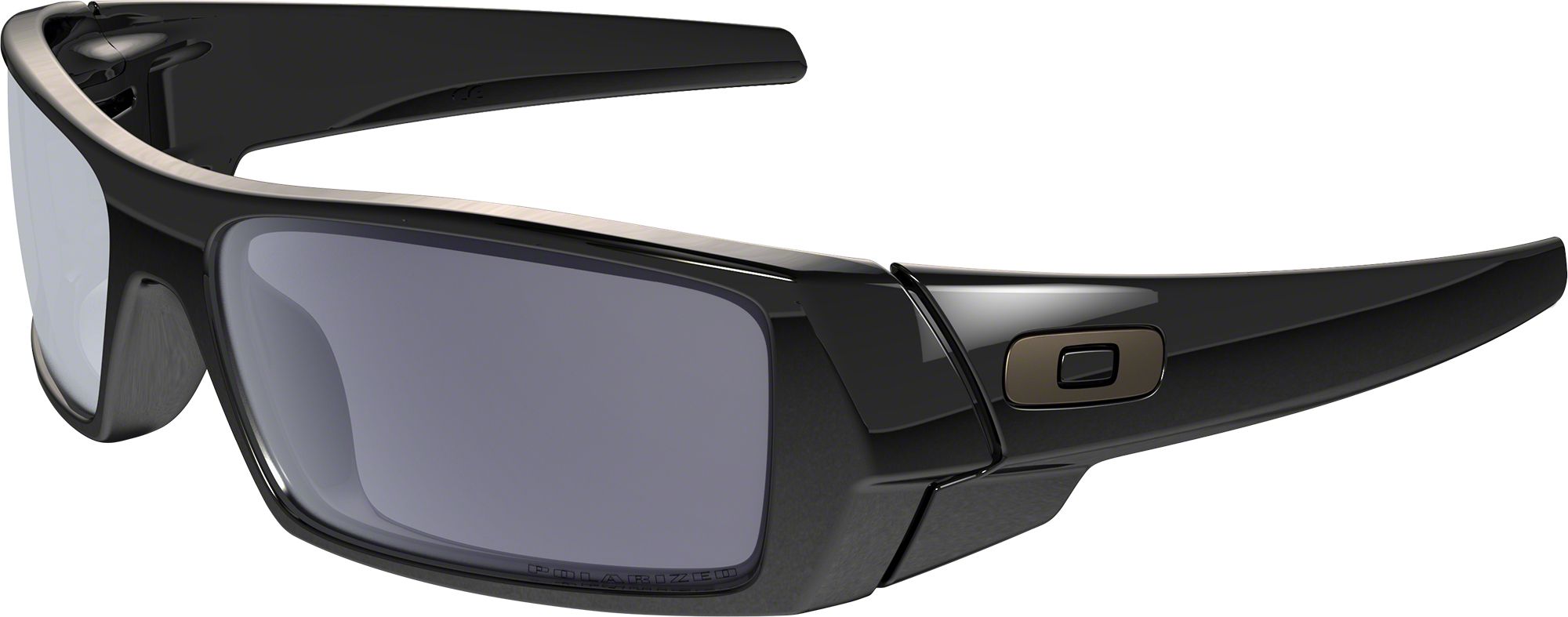 Oakley Polarized GASCAN Sunglasses - Polished Black/Grey Polarized