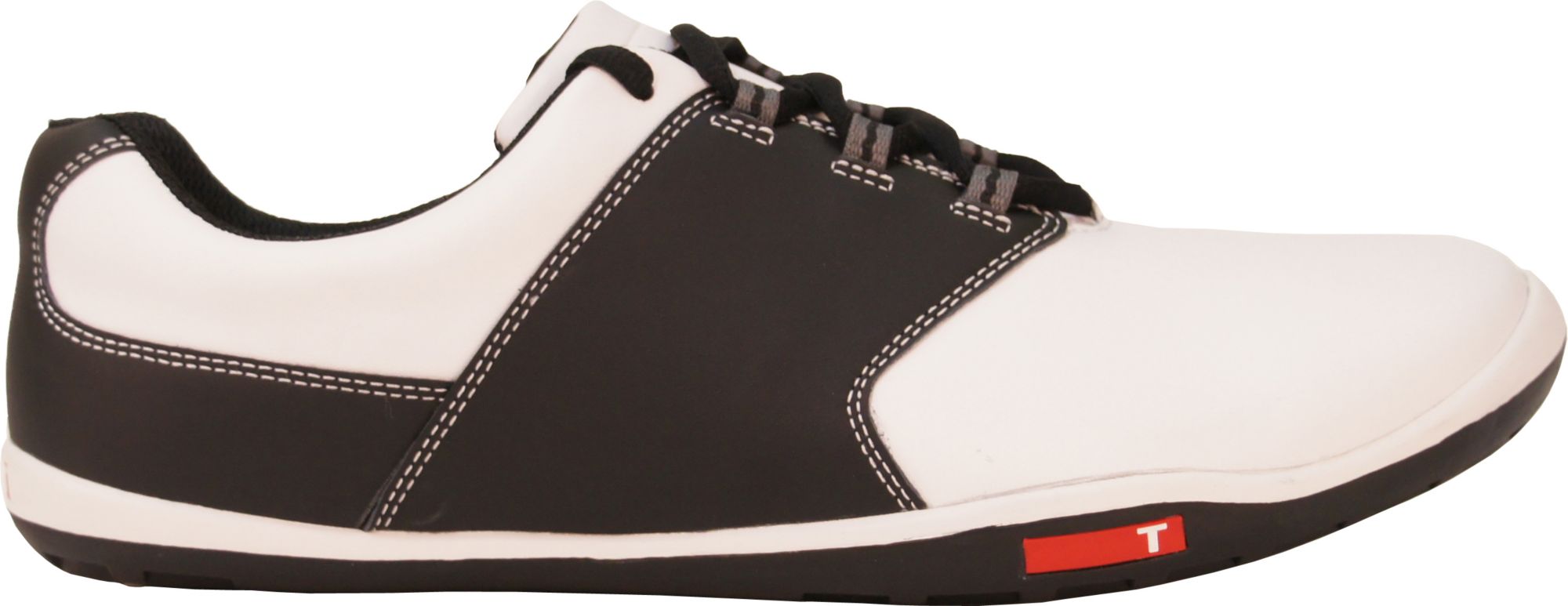 TRUE linkswear Men's tour Golf Shoe - White/Black