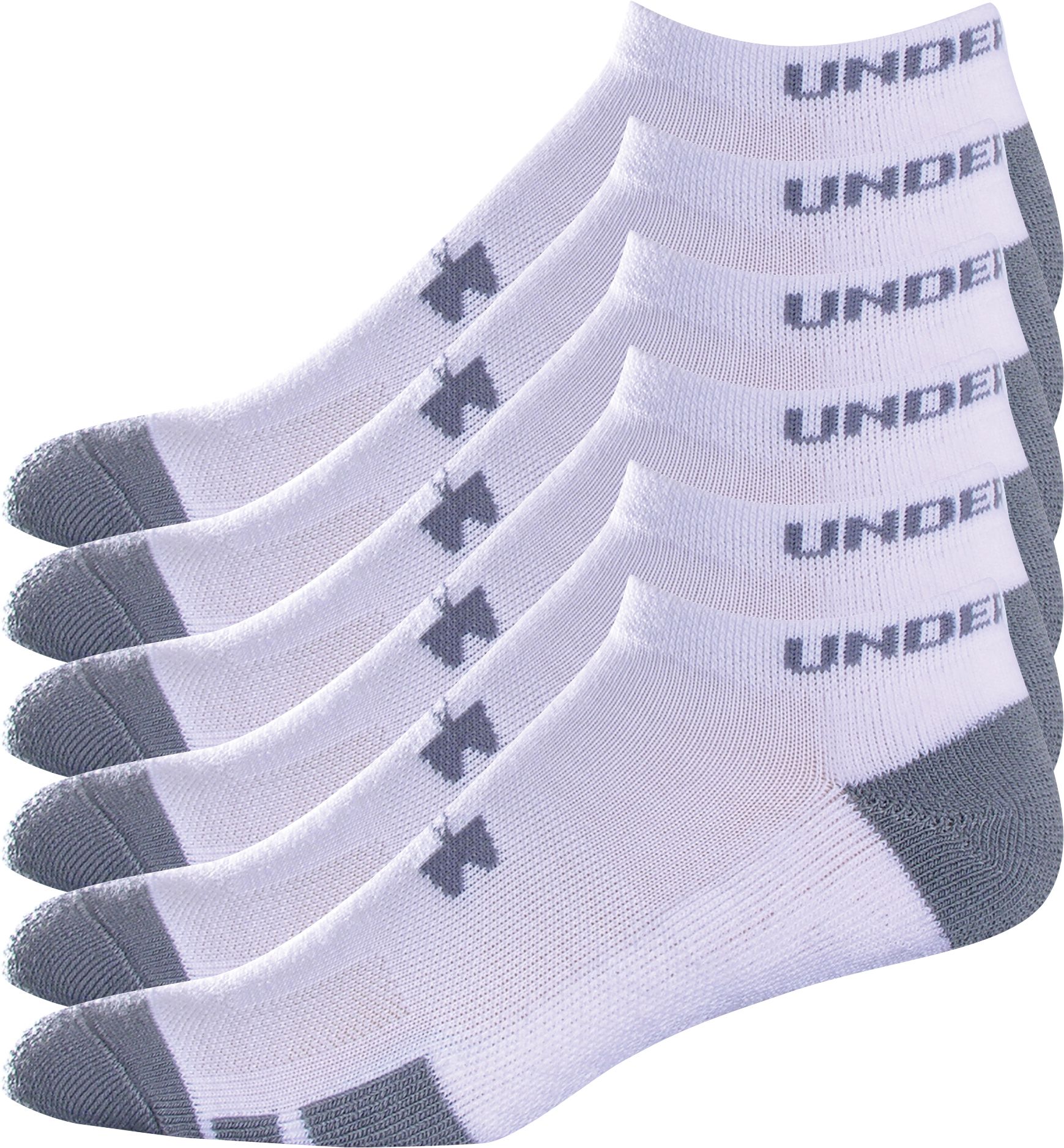Under Armour Men's Resistor No Show 6-Pack Sock