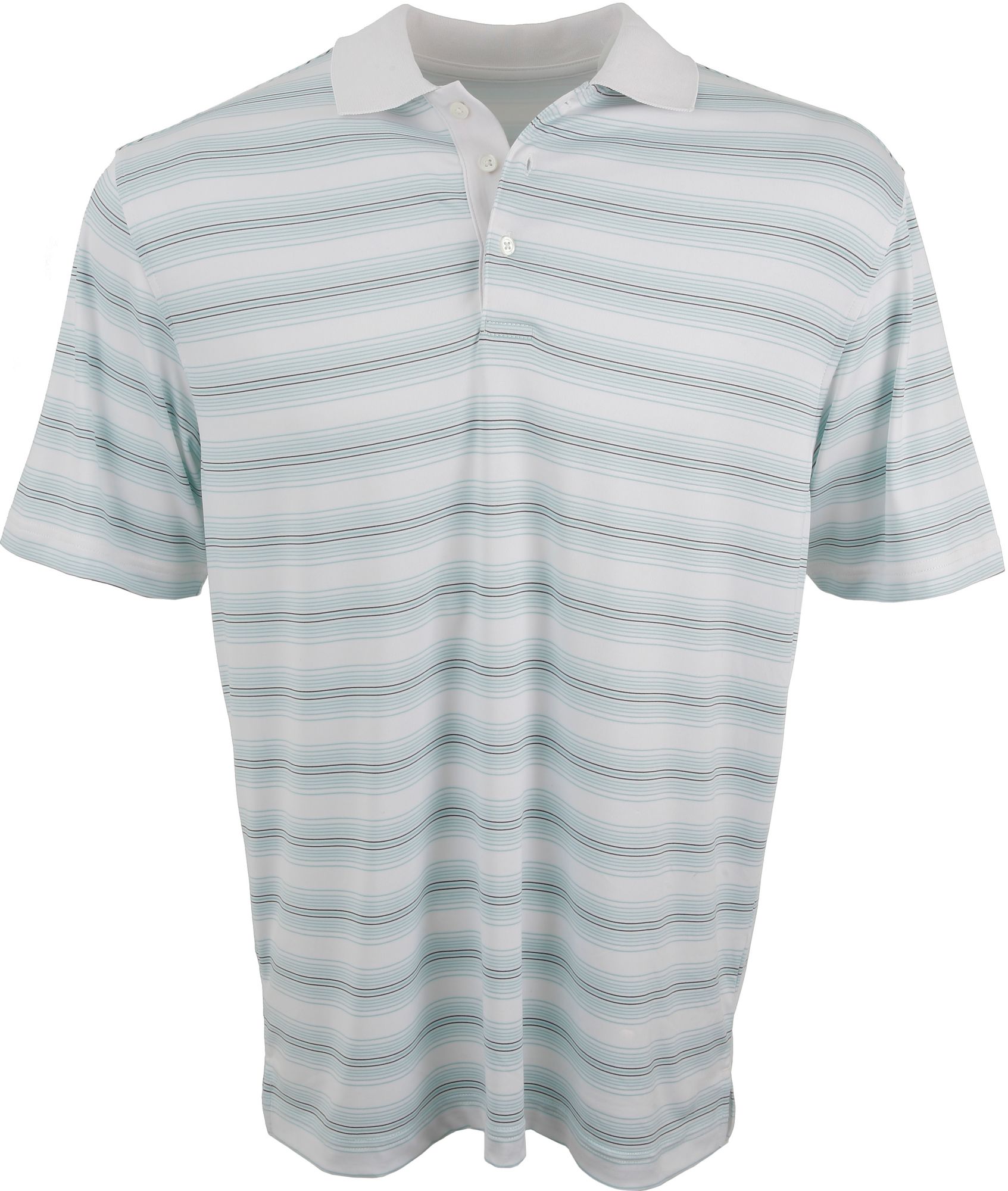 Walter Hagen Men’s Jersey Stripe Short Sleeve Polo Golf