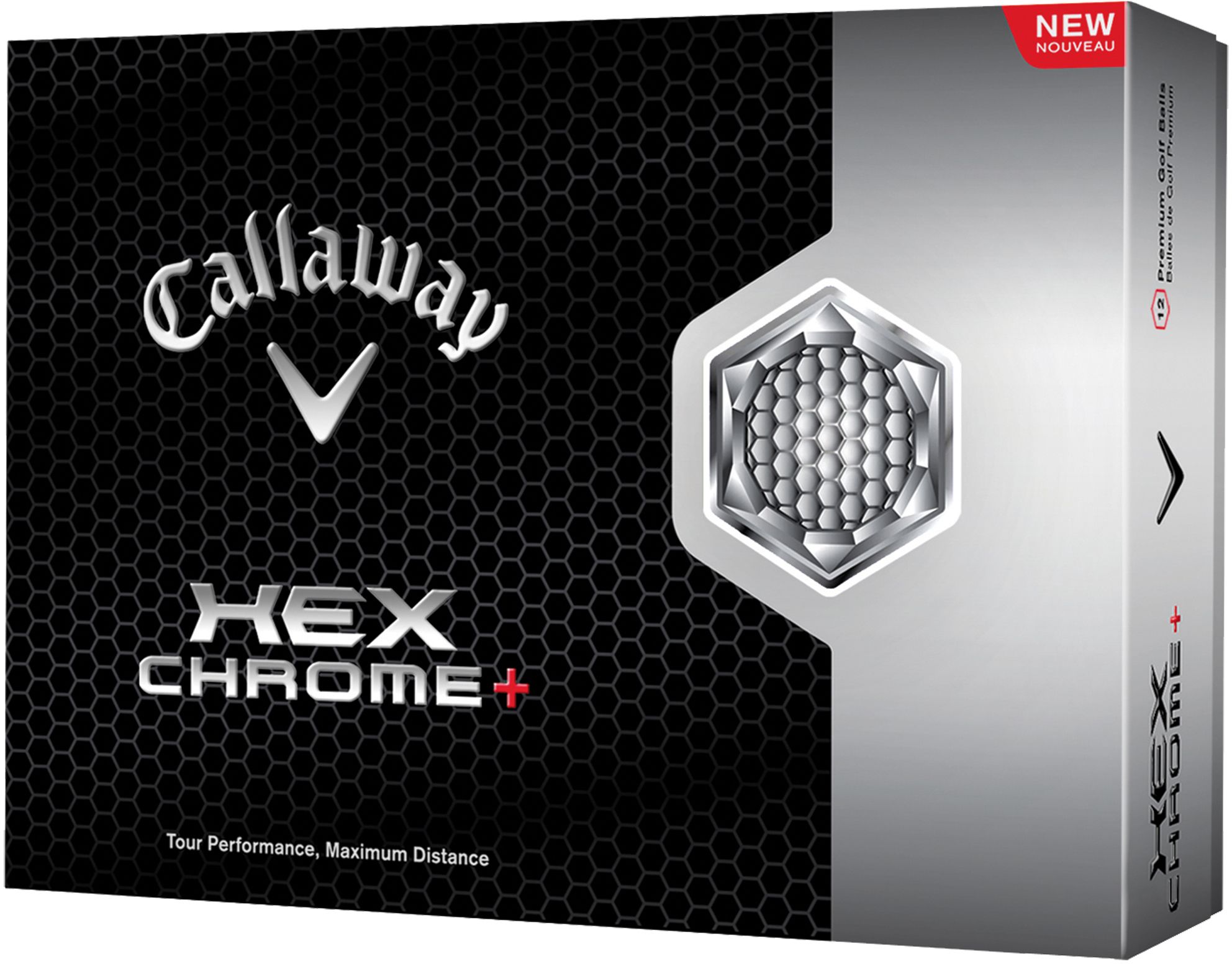 Callaway HEX Chrome+ Golf Balls - 12 Pack