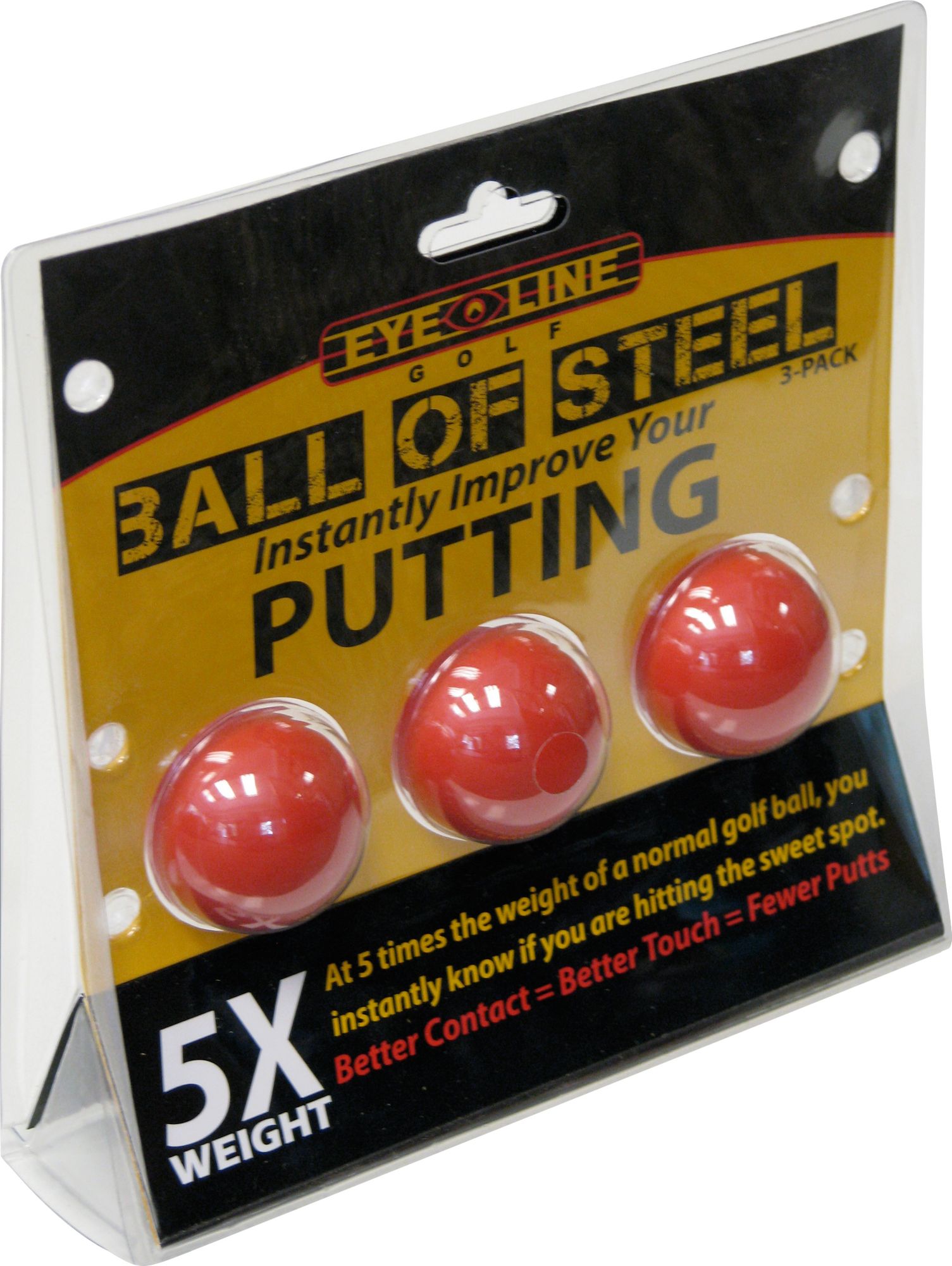 Eyeline Golf Ball of Steel - 3 Pack
