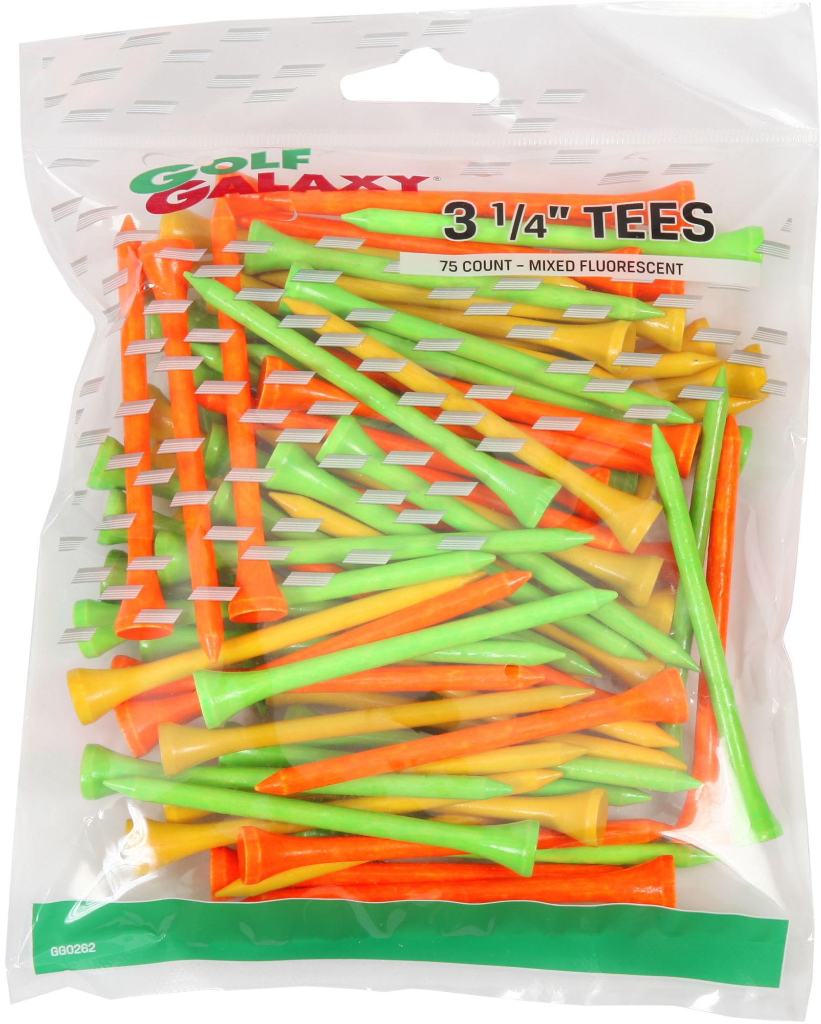 Golf Galaxy 3 1/4" Citrus Golf Tees - 100 Pack