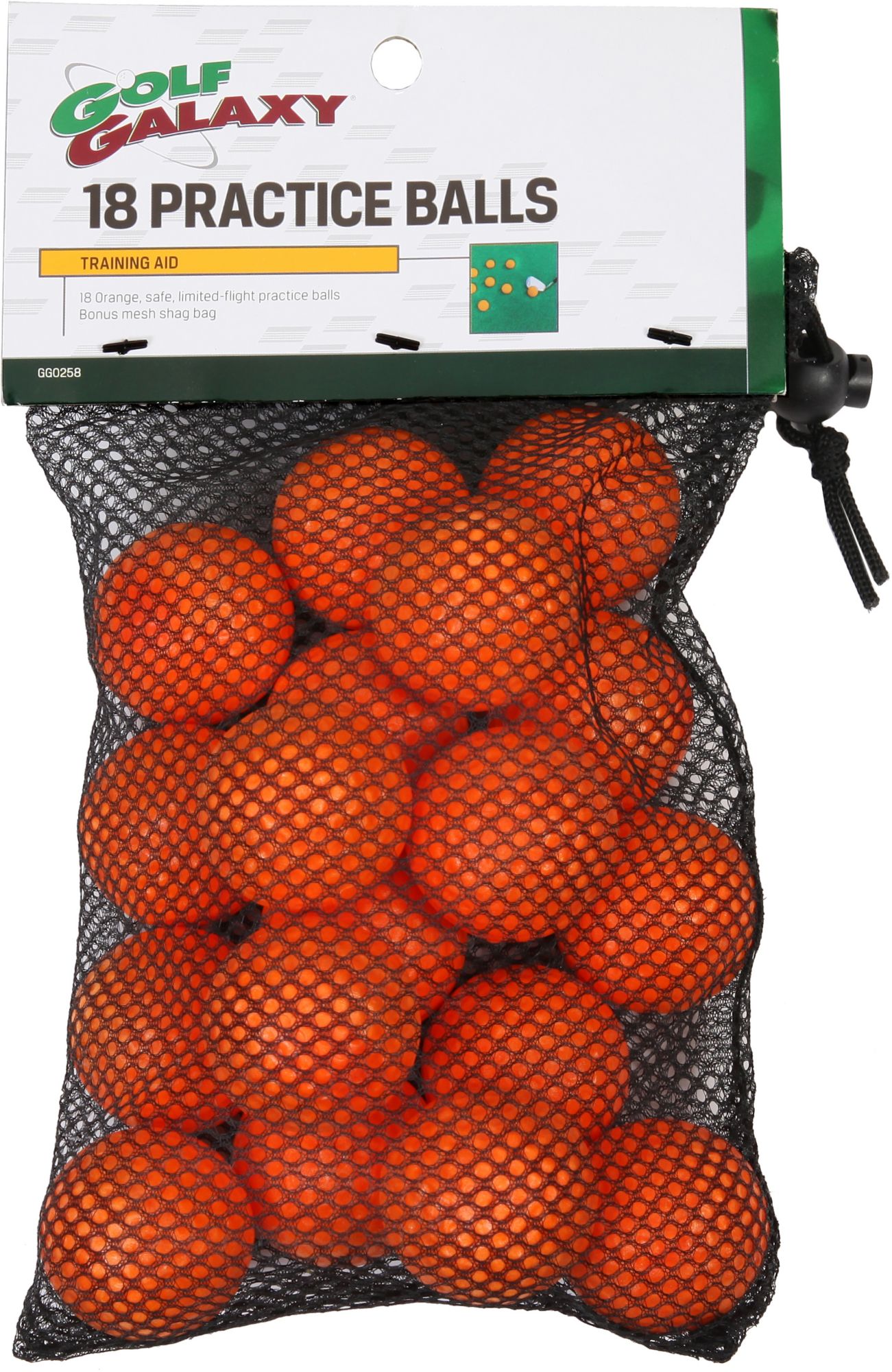 Golf Galaxy Orange Practice Golf Balls - 18 pack