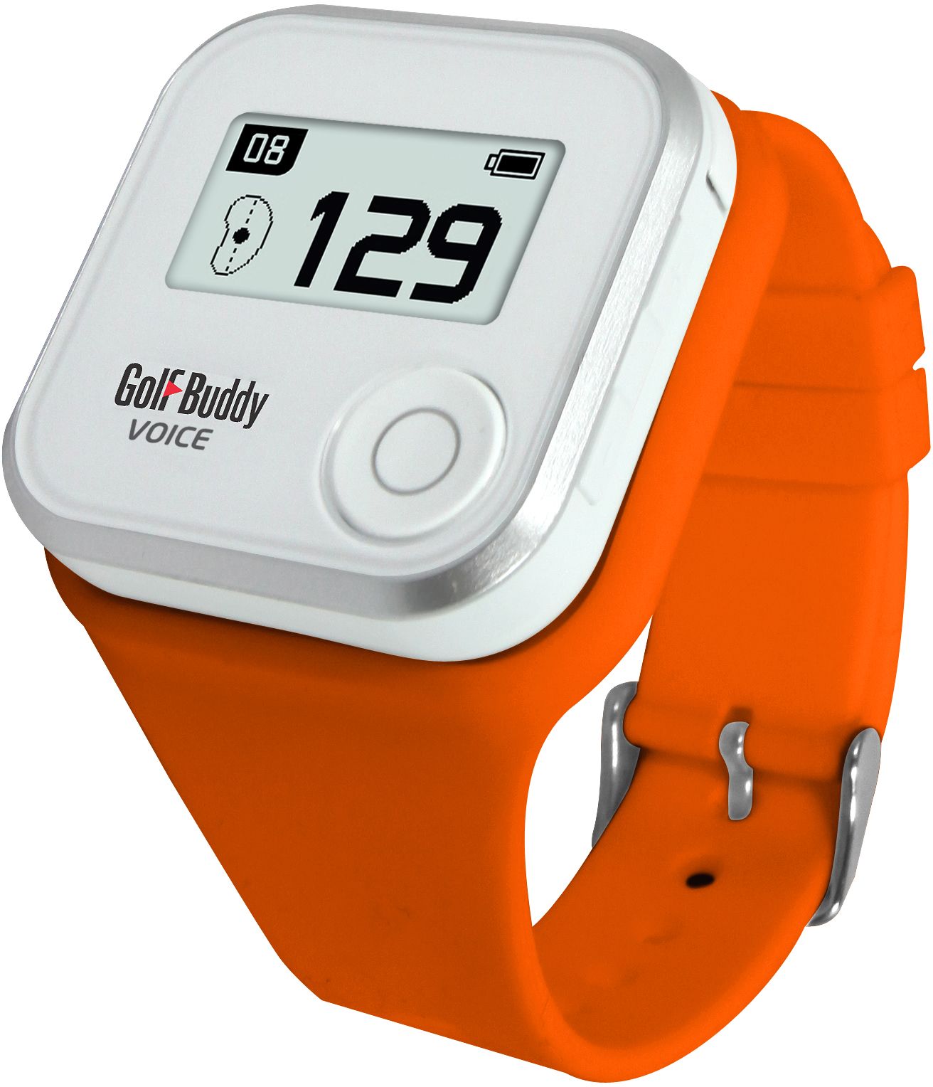 Golf Buddy Voice GPS Wrist Band - Orange