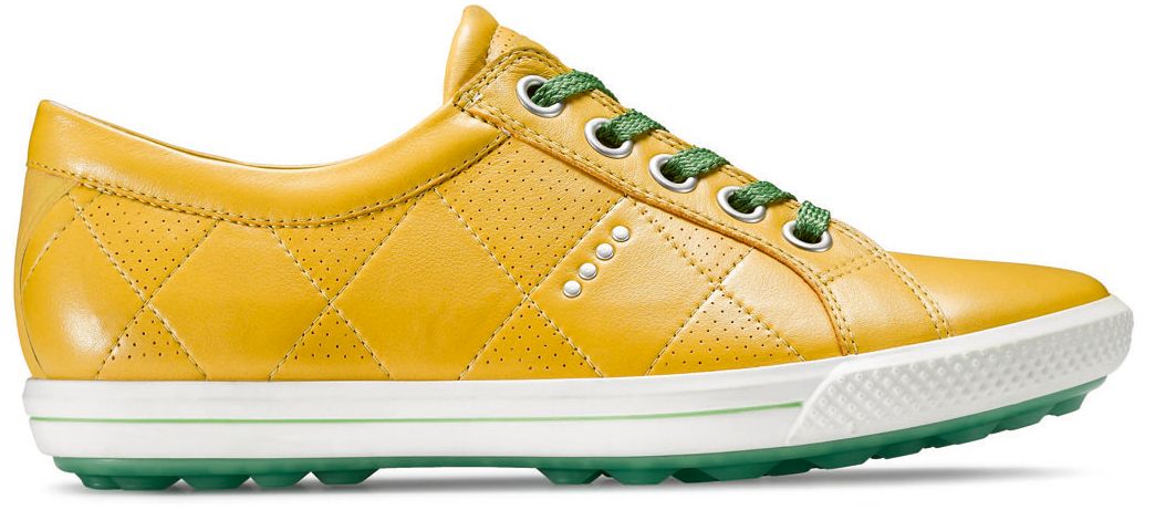 ECCO Women's Street Premiere Golf Shoes - Yellow