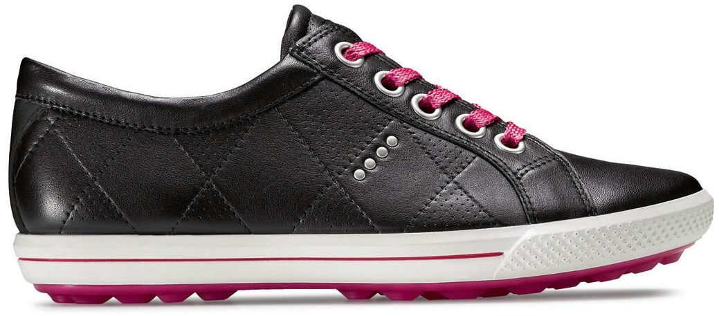 ECCO Women's Street Premiere Golf Shoes - Black/Candy