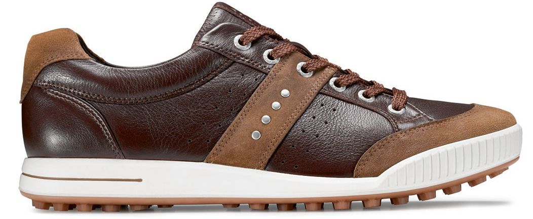 ECCO Men's Street Premiere Golf Shoes - Bison/Brown