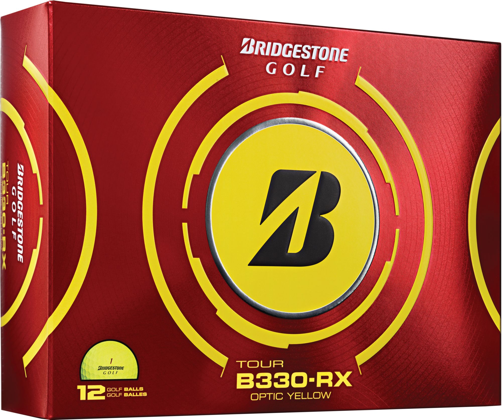 Bridgestone Tour B330-RX Yellow Golf Balls - 12 pack